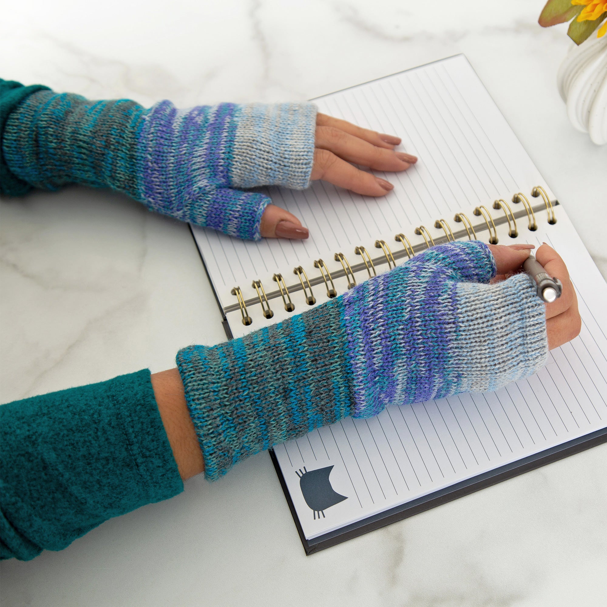 Premium Alpaca Fingerless Mittens | Handmade, Fair Trade, Ultra-Soft Warmth