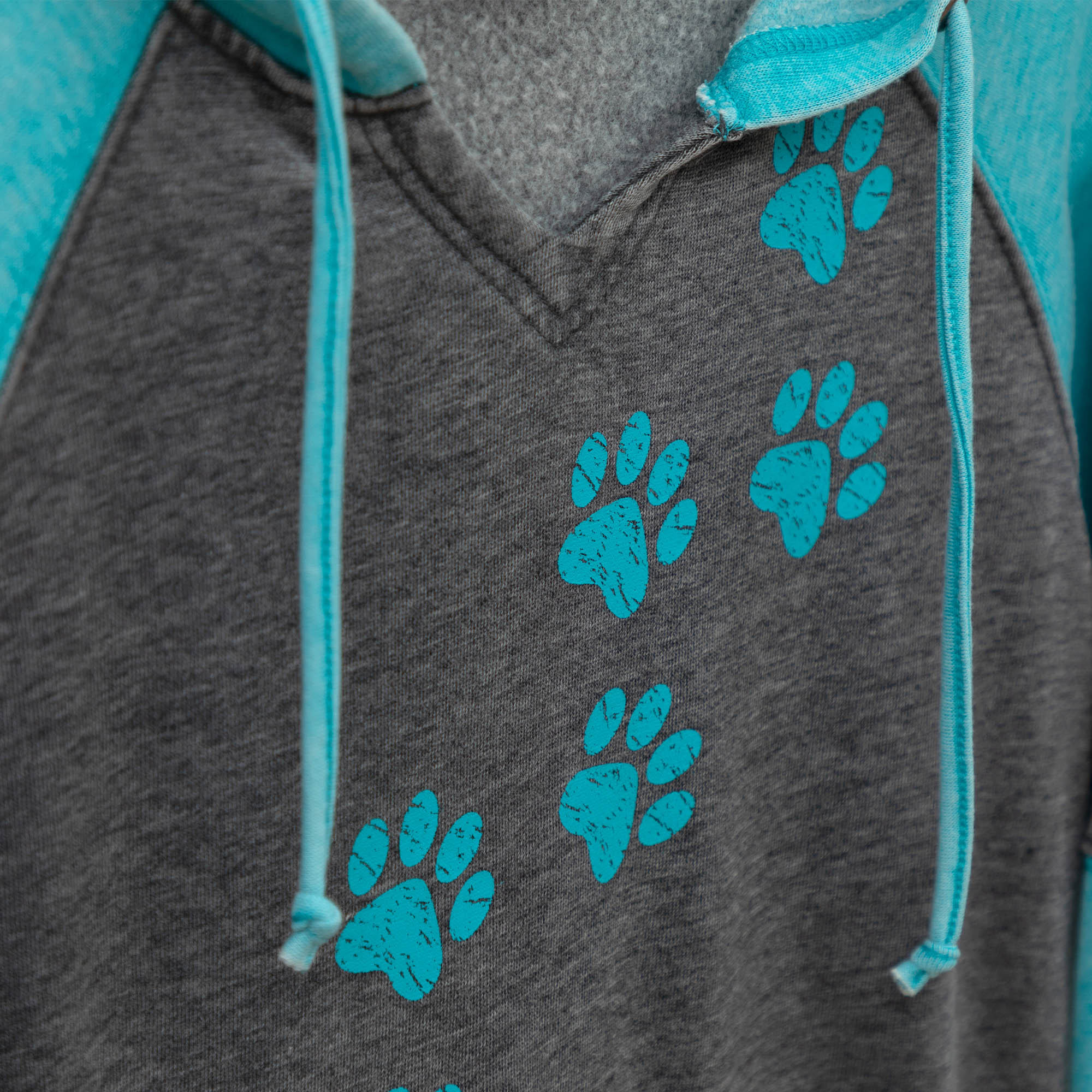 Ultimate Comfort Burnout Hoodie - Walking Paws Edition