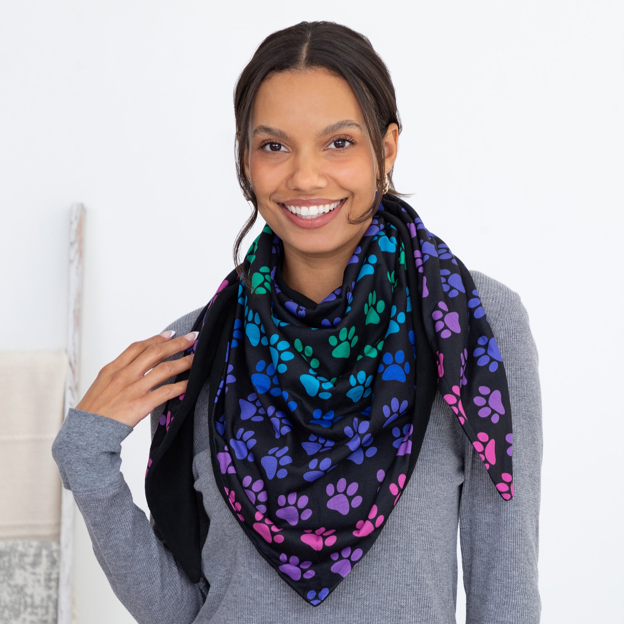 Ultimate Fleece-Lined Oversized Bandana Scarf - Premium Warmth & Style