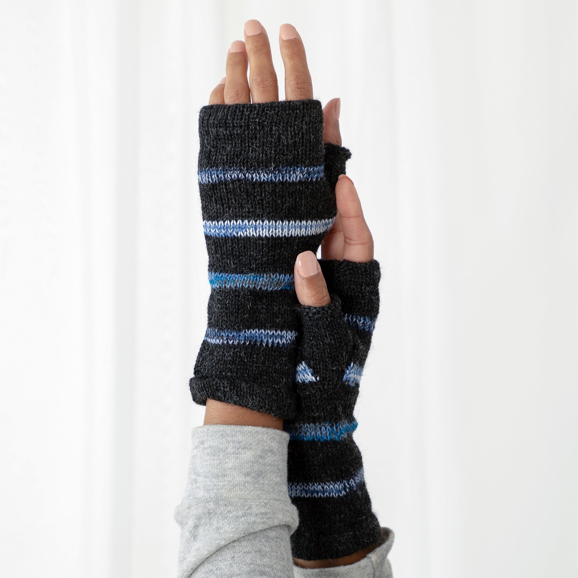 Premium Alpaca Fingerless Mittens | Handmade, Fair Trade, Ultra-Soft Warmth