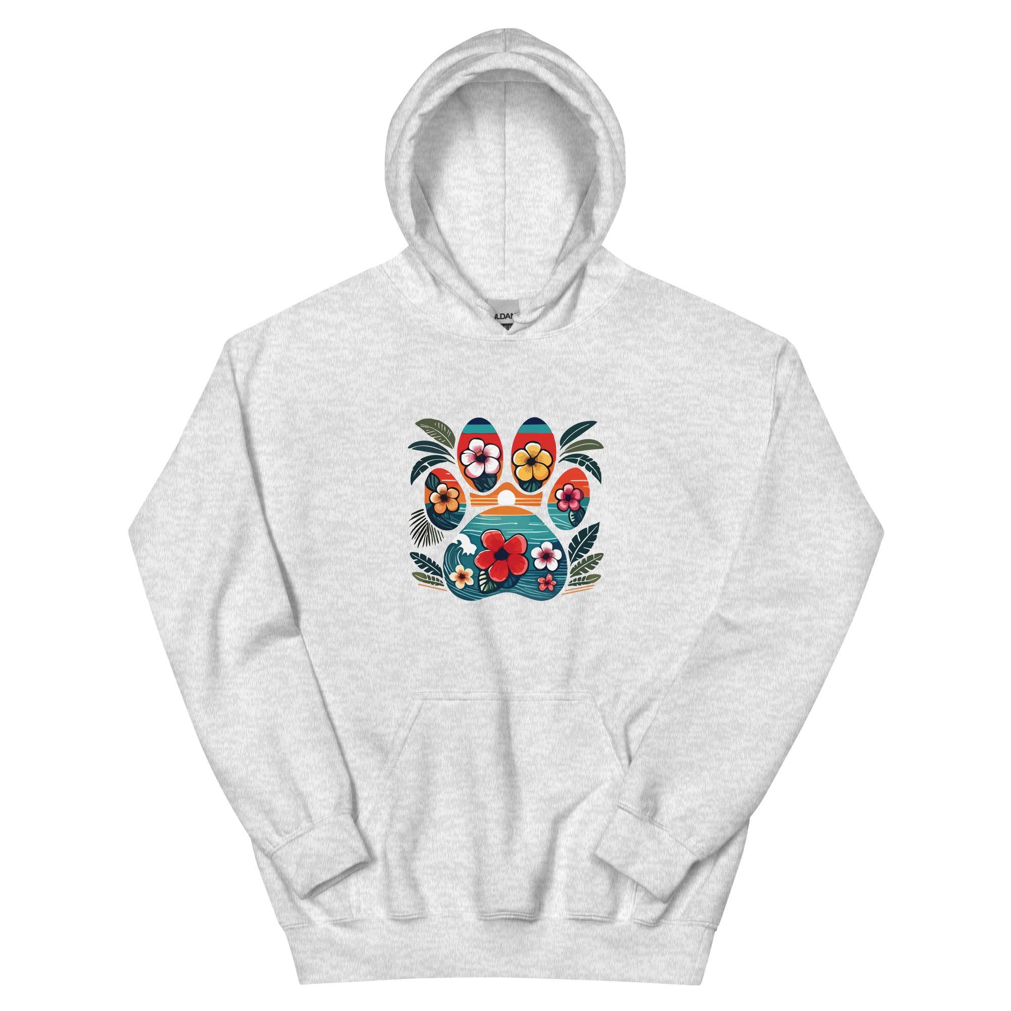 Premium Tropical Paw Print Hoodie - Ultimate Comfort & Style