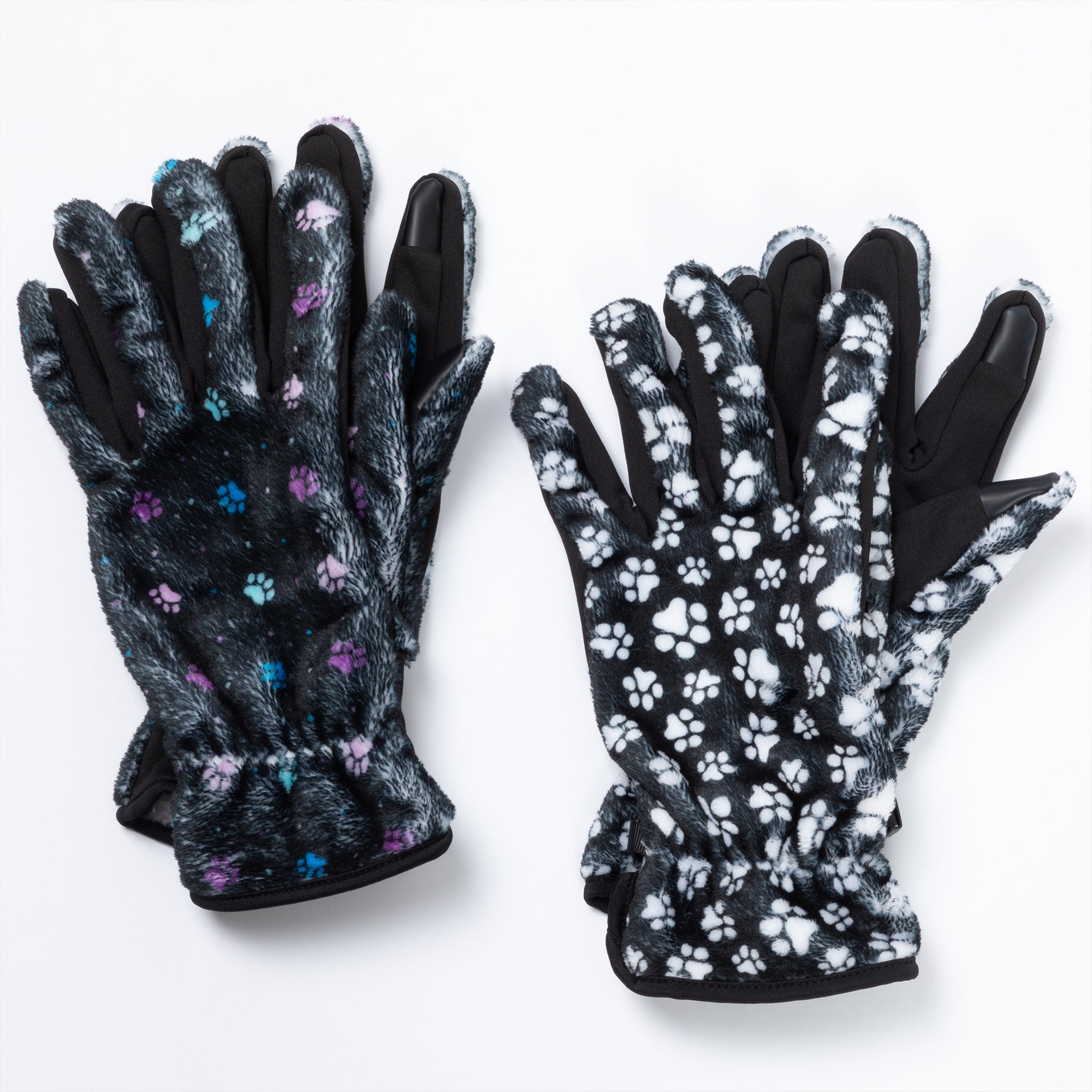 Ultimate Cozy Paw Print Touchscreen Gloves - Premium Warmth & Style