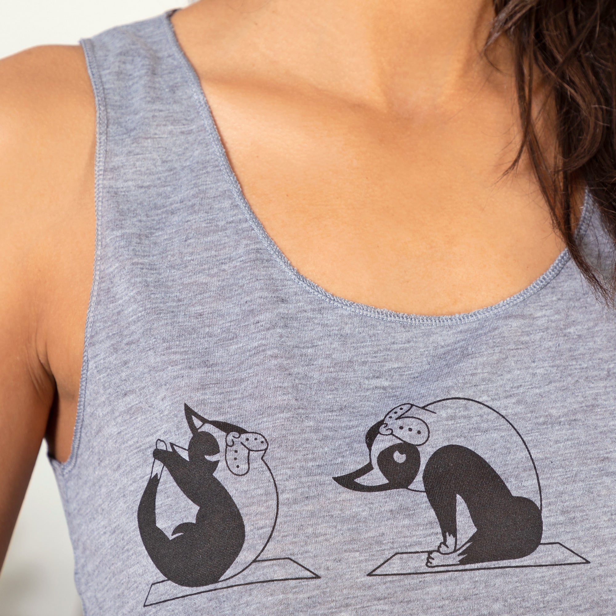 Premium Animal Yoga Pose Tank Top - Ultimate Comfort & Style