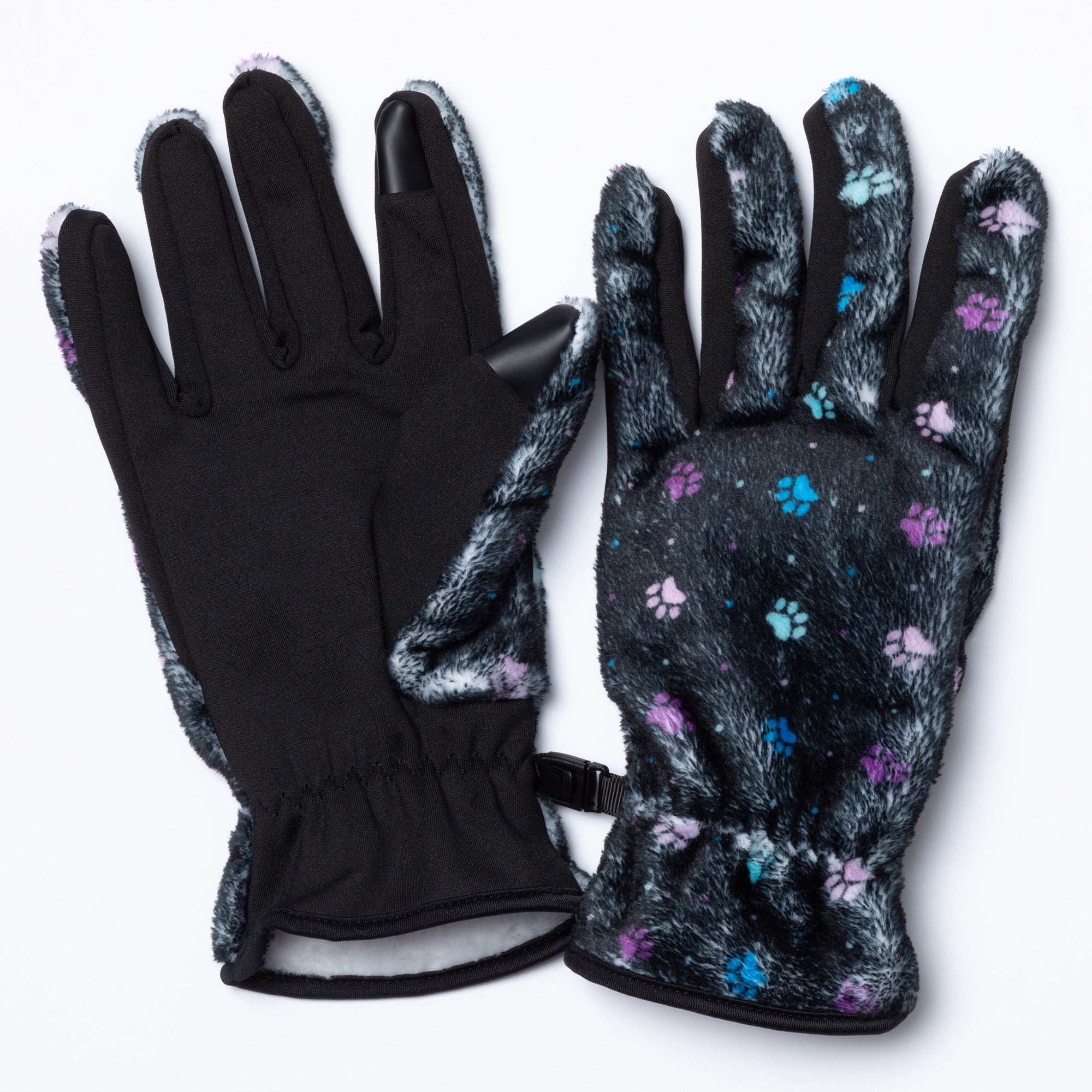 Ultimate Cozy Paw Print Touchscreen Gloves - Premium Warmth & Style