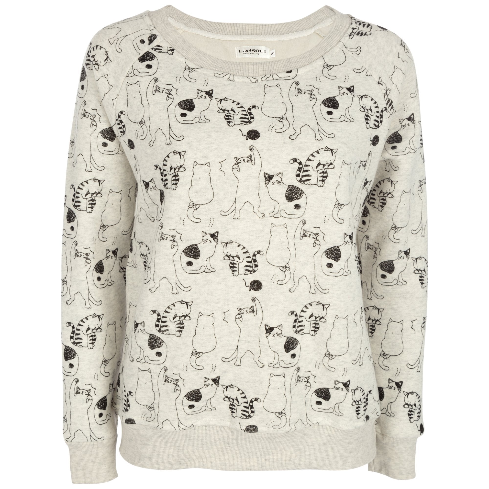 Premium Animal Whimsy Crew Neck Sweatshirt