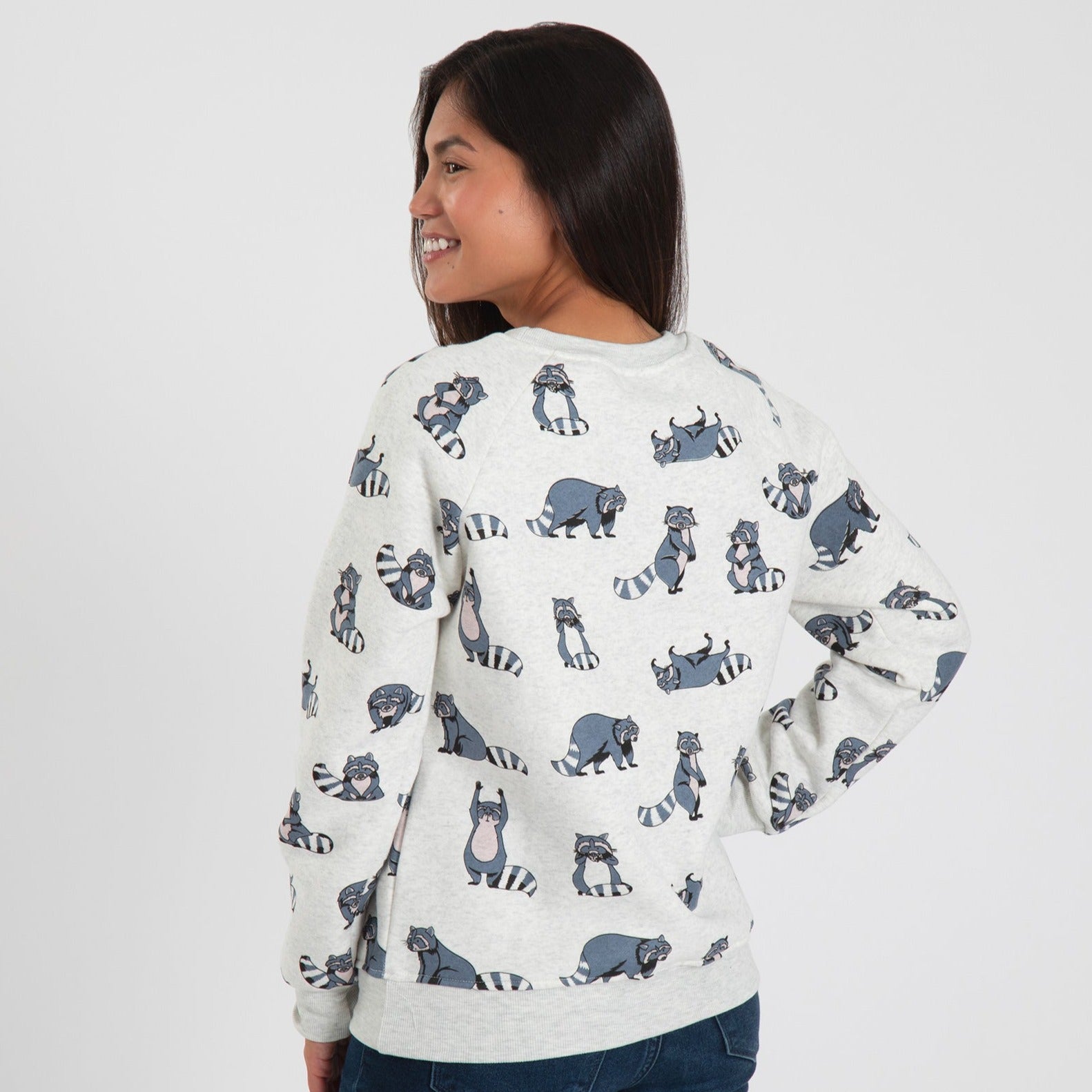 Premium Animal Whimsy Crew Neck Sweatshirt