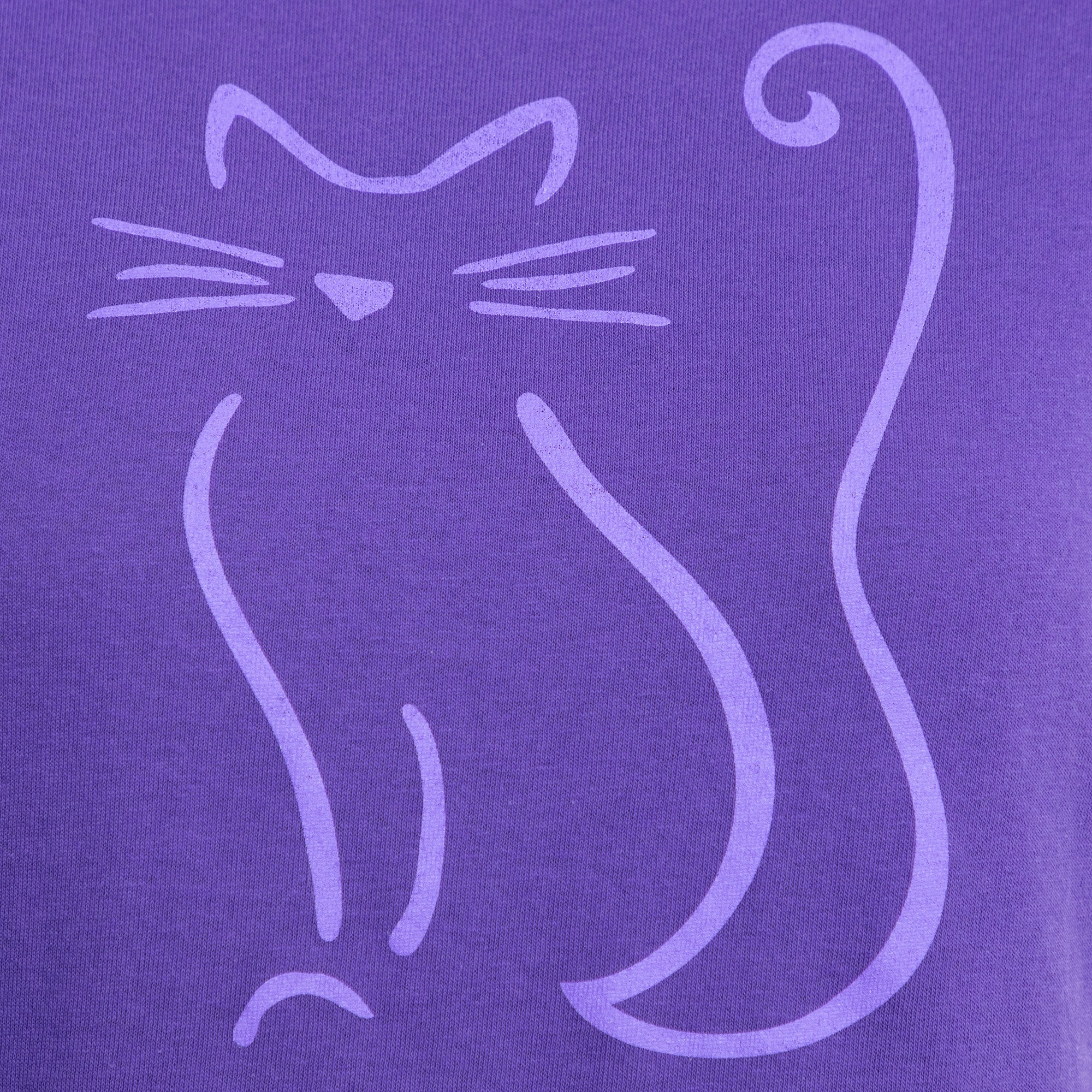 Premium Cat Sketch Cotton Tee - Ultimate Comfort & Style