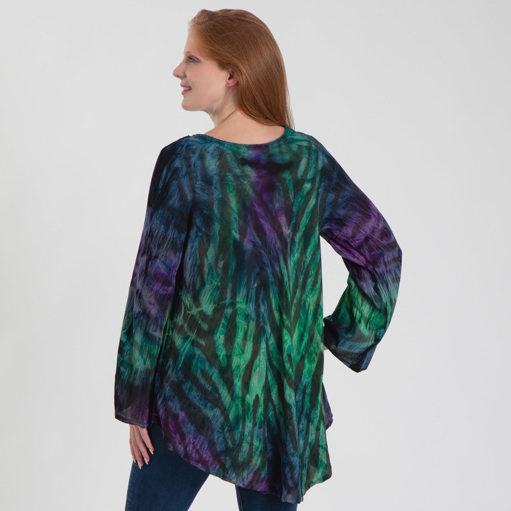 Premium Peruvian Wings Long Sleeve Tunic - Handmade & Fair Trade