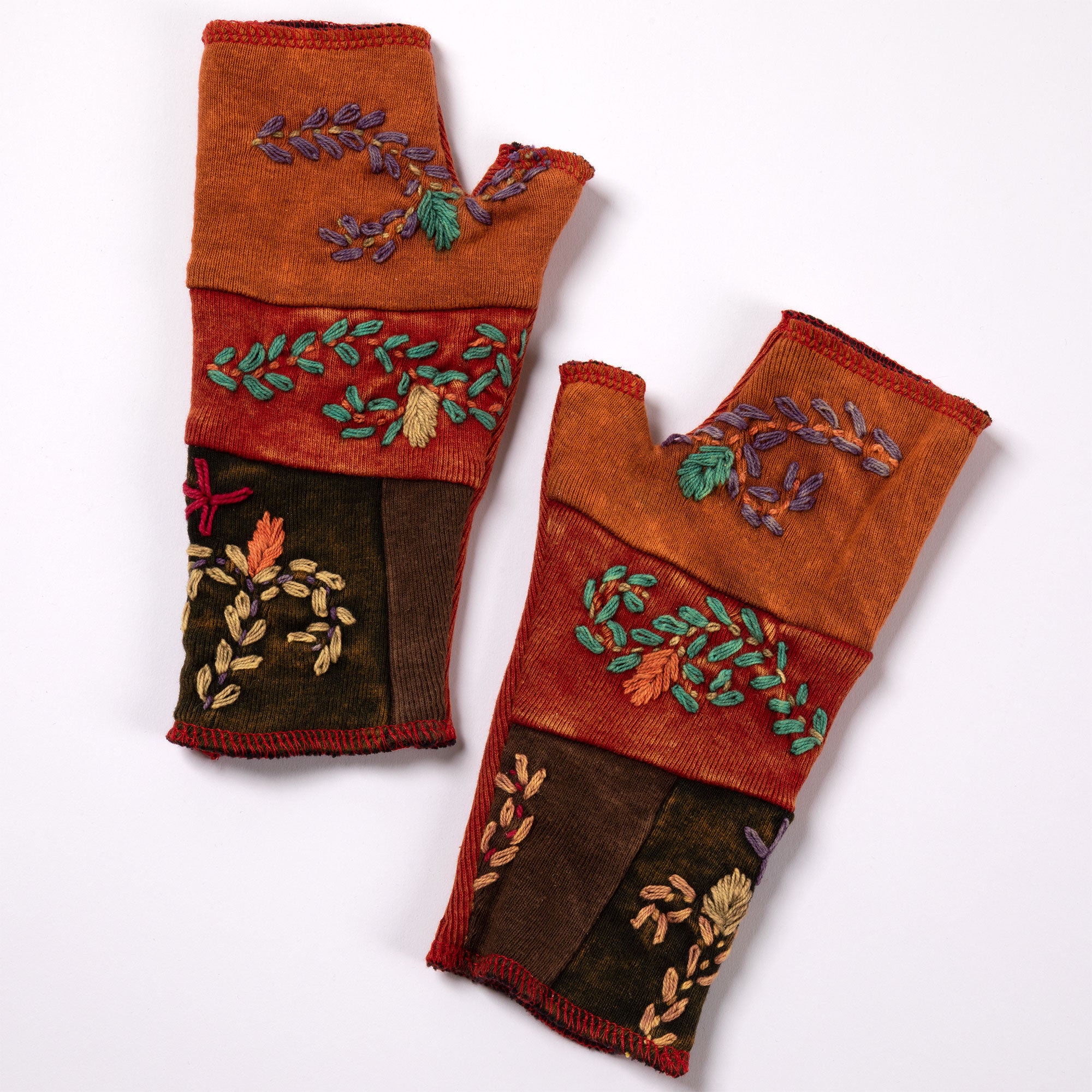 Premium Hand Embroidered Handwarmers - Garden of Eden Collection