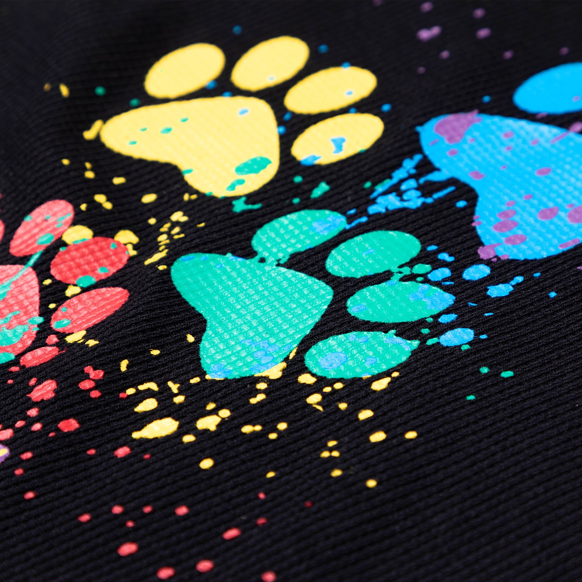 Premium Paint & Paws Rainbow Stitch Thermal Top - Ultimate Comfort for Cool Weather