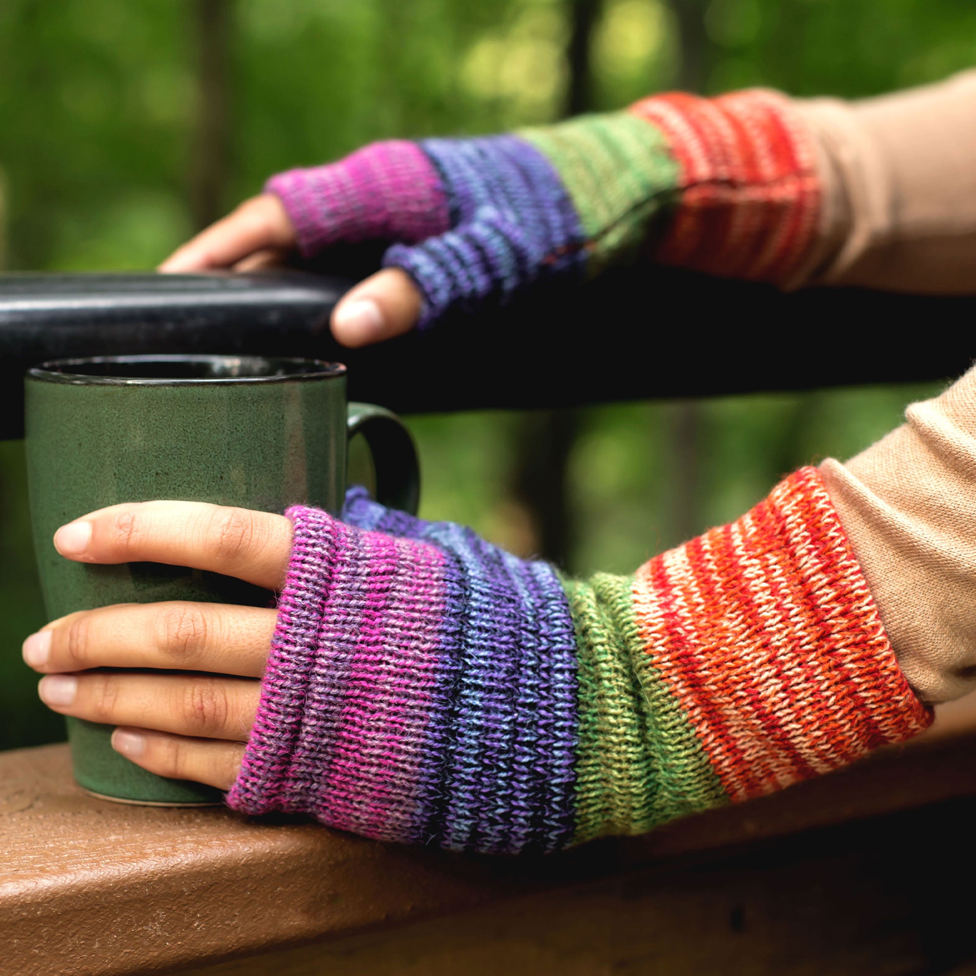 Premium Alpaca Fingerless Mittens | Handmade, Fair Trade, Ultra-Soft Warmth