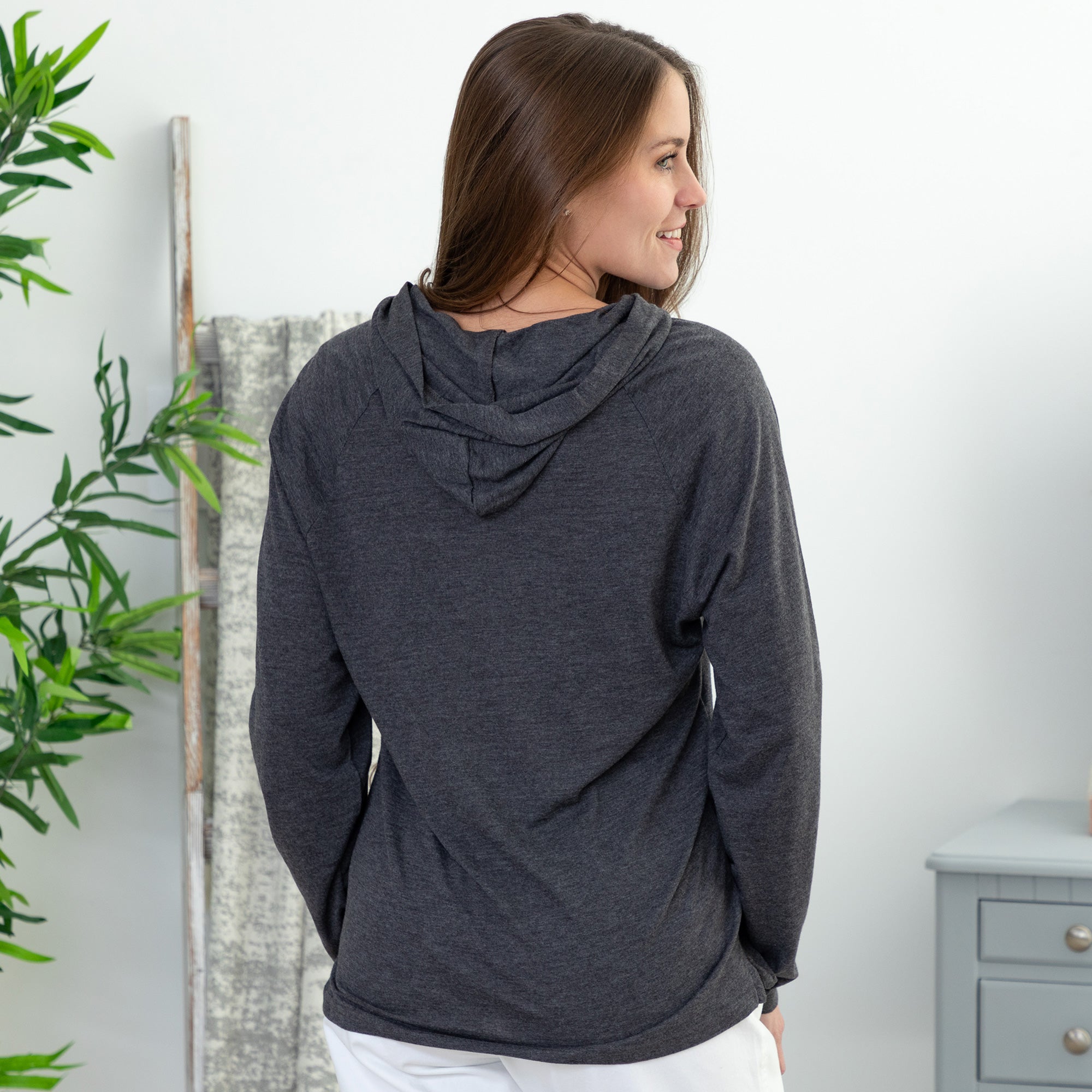 Premium Hibiscus & Paws Hooded Tunic for Women