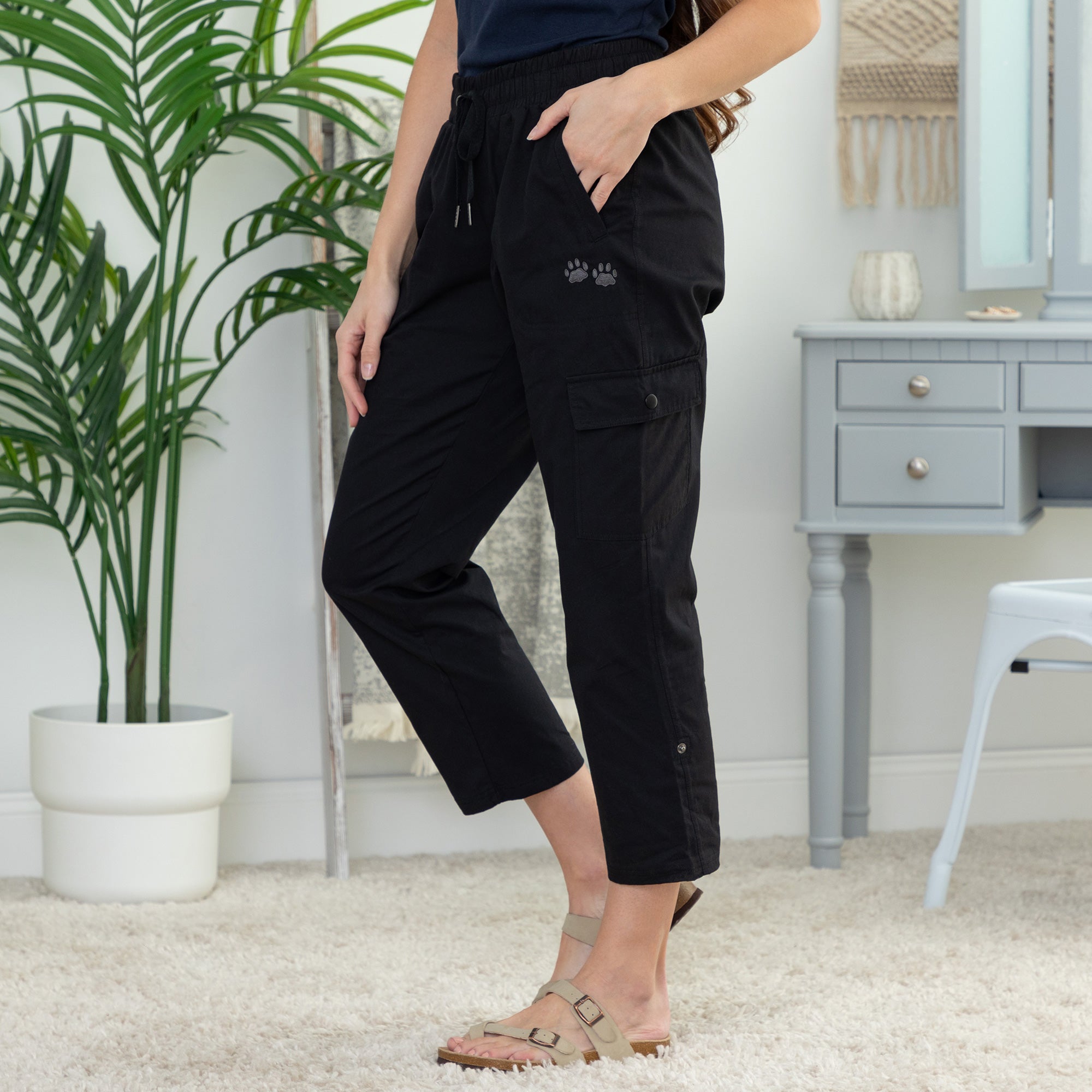 Ultimate Paw Print Convertible Pants - Upgrade Your Style