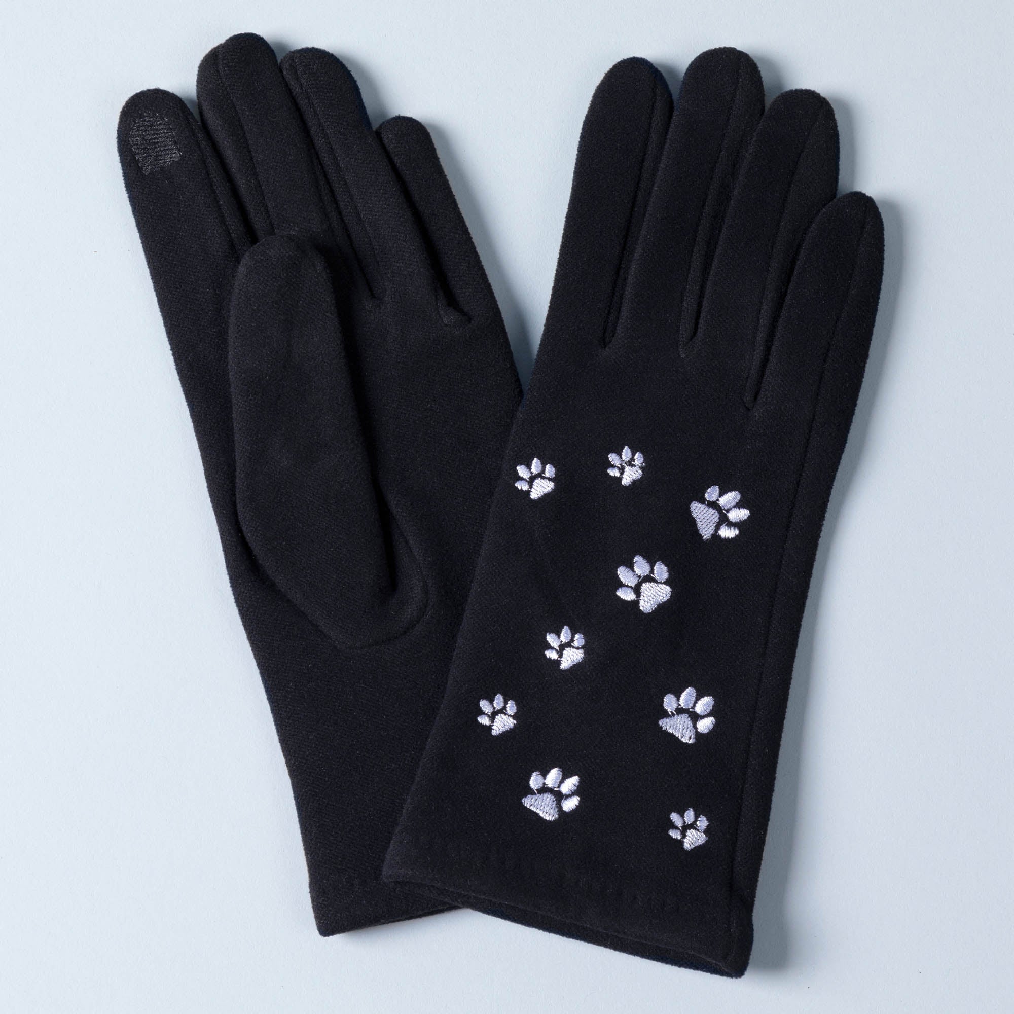 Premium Touch-Screen Gloves with Paw Print Design