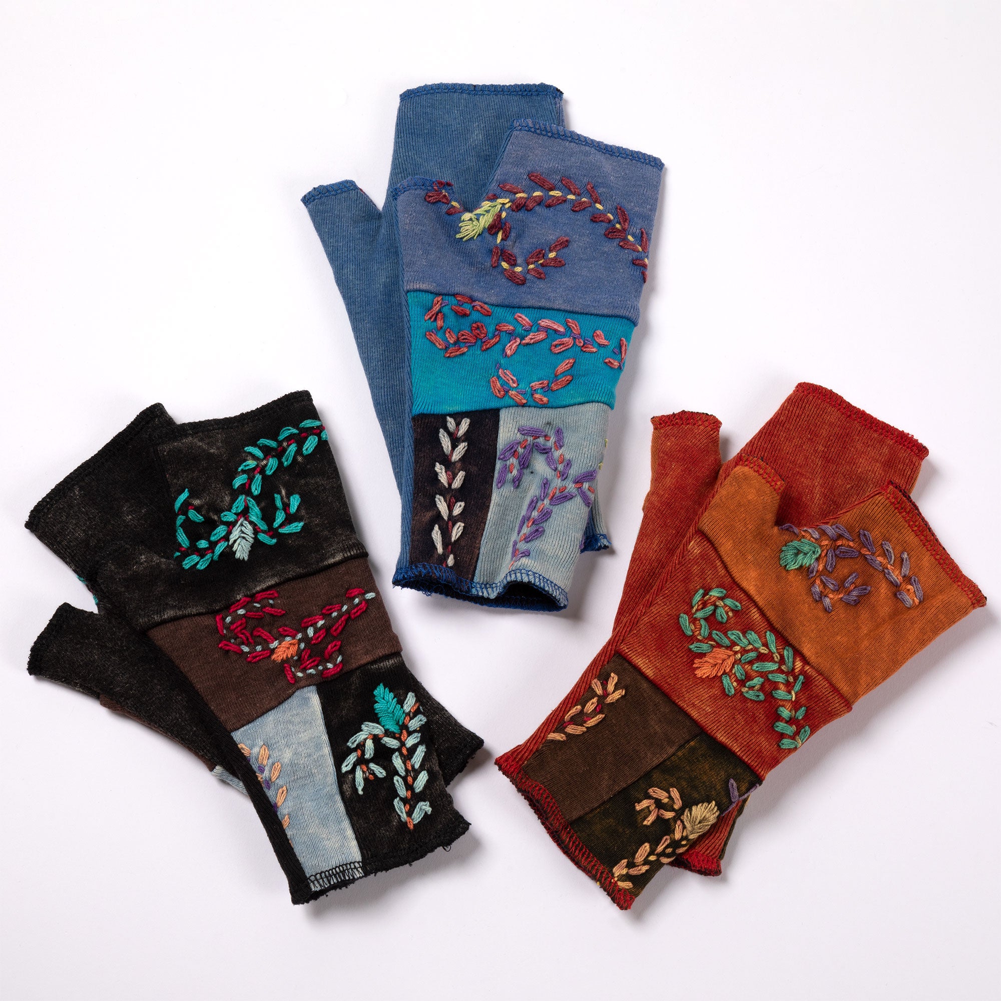 Premium Hand Embroidered Handwarmers - Garden of Eden Collection