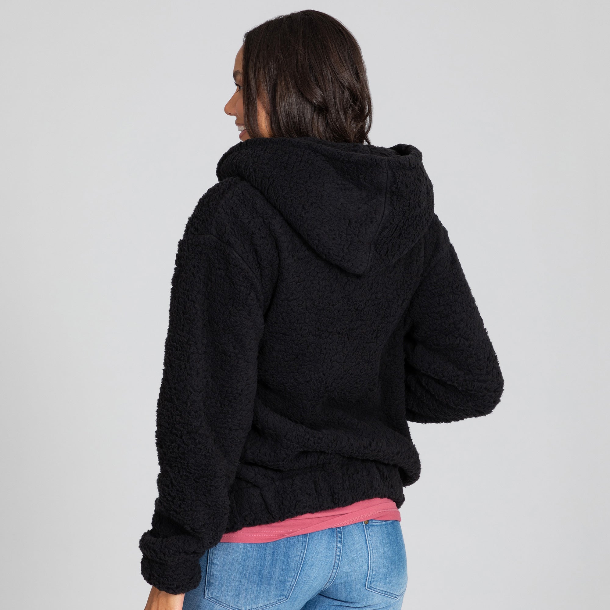 Premium Pink Ribbon Sherpa Fleece Hoodie - Ultimate Comfort & Awareness