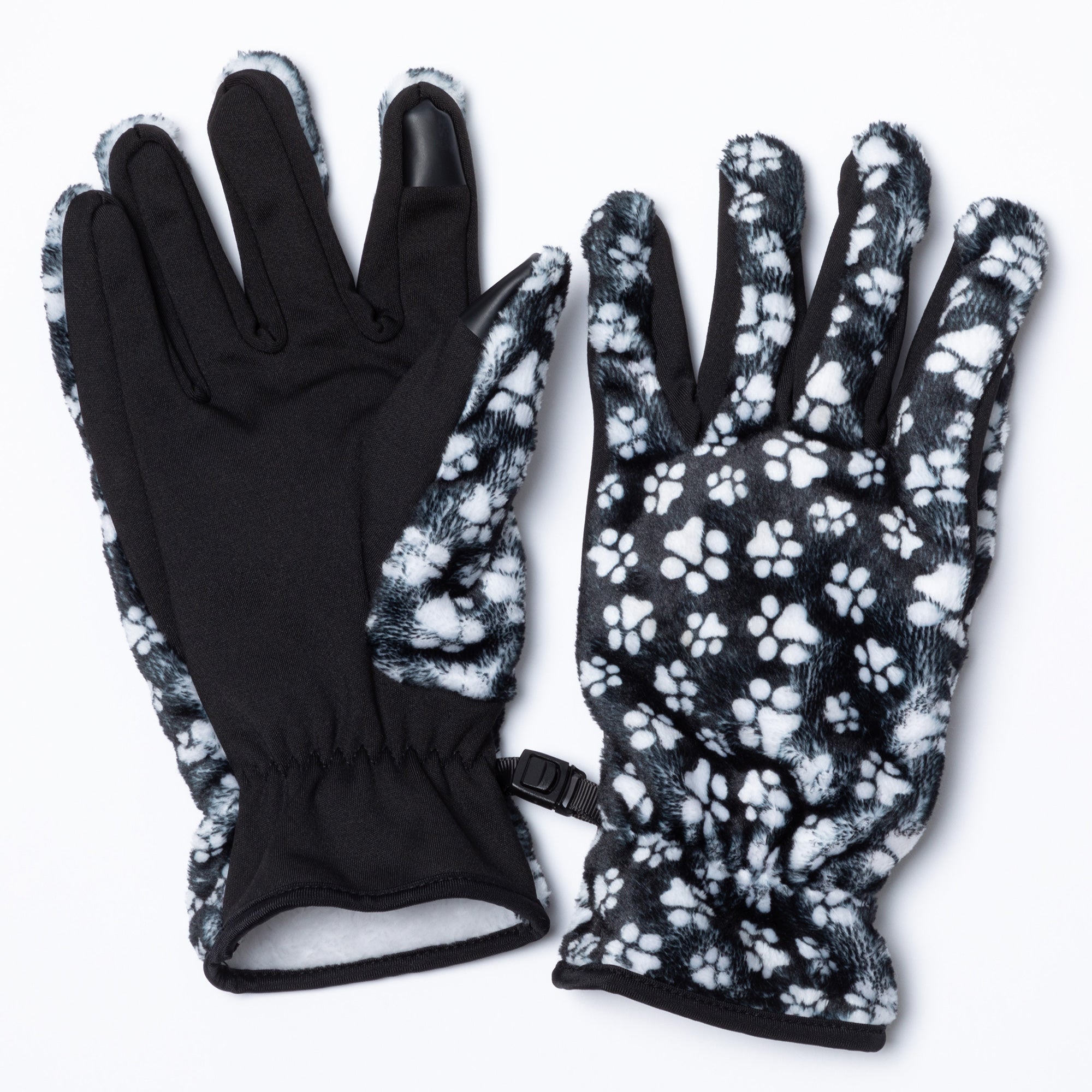 Ultimate Cozy Paw Print Touchscreen Gloves - Premium Warmth & Style