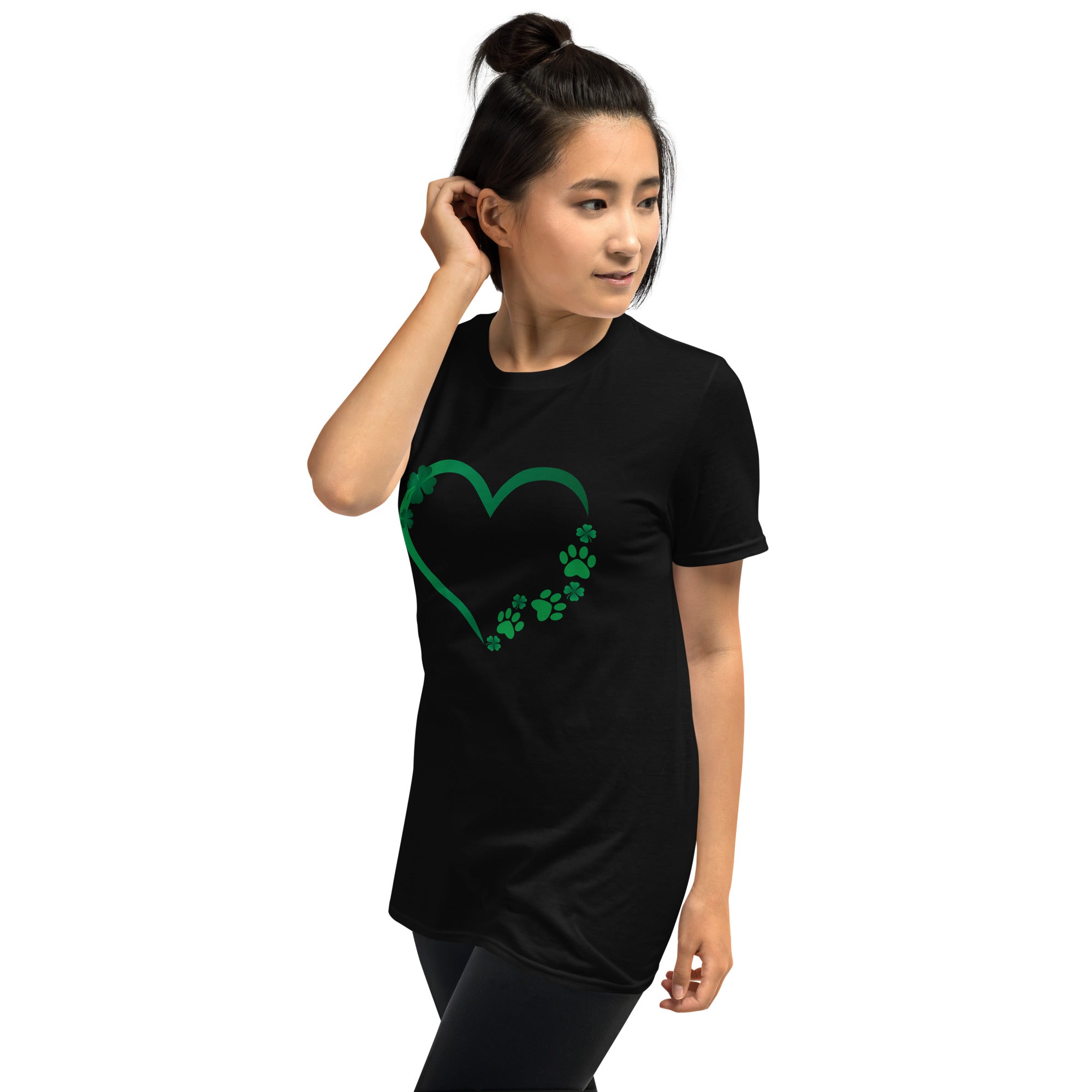 Premium St. Patrick's Paw Heart Tee - Soft & Stylish