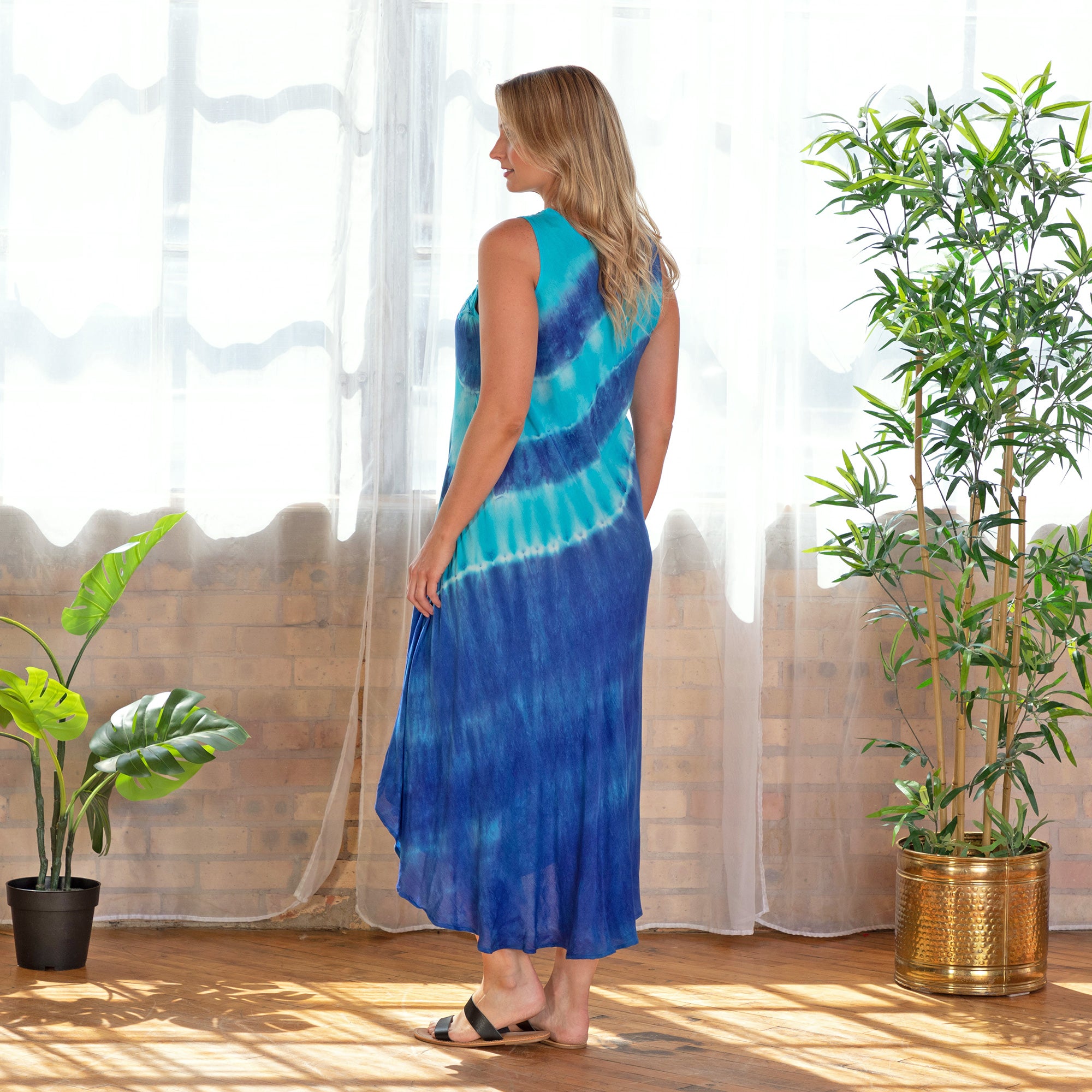 Premium Fair Trade Tie-Dye Long Dress | Ultimate Summer Style