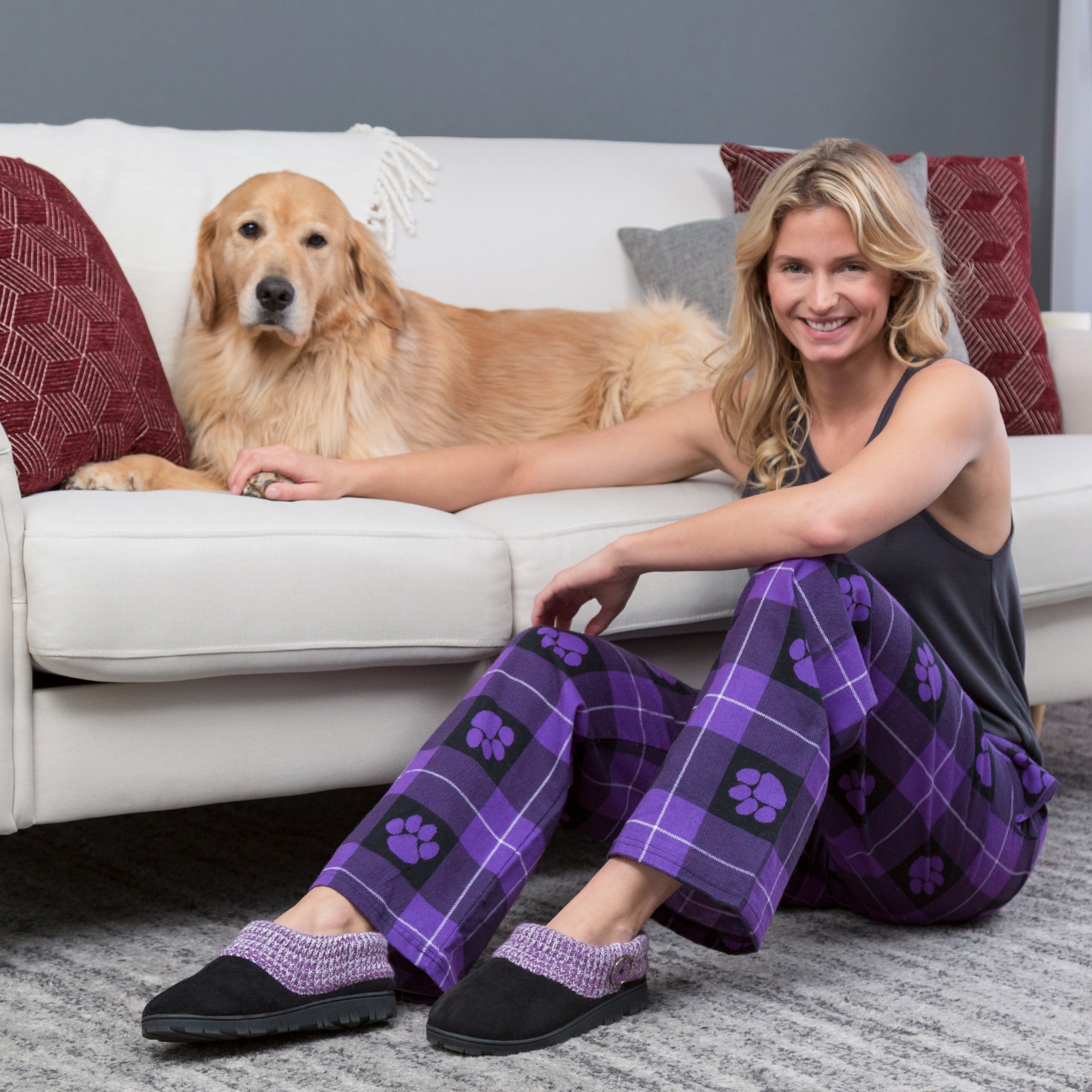 Premium Flannel Paw Lounge Pants - Ultimate Comfort