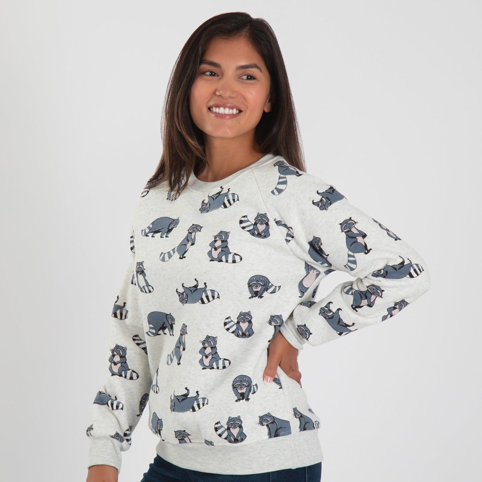 Premium Animal Whimsy Crew Neck Sweatshirt