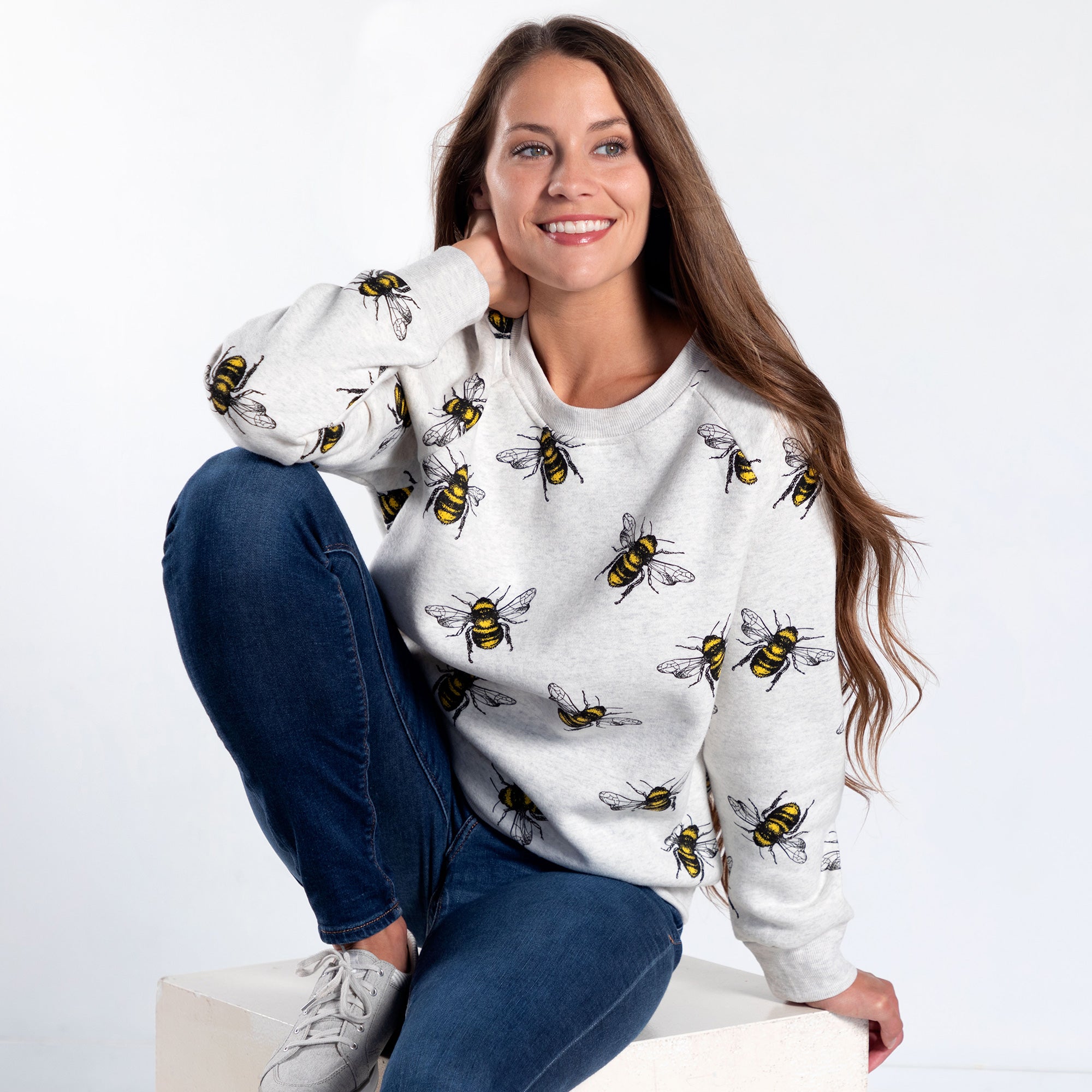 Premium Animal Whimsy Crew Neck Sweatshirt