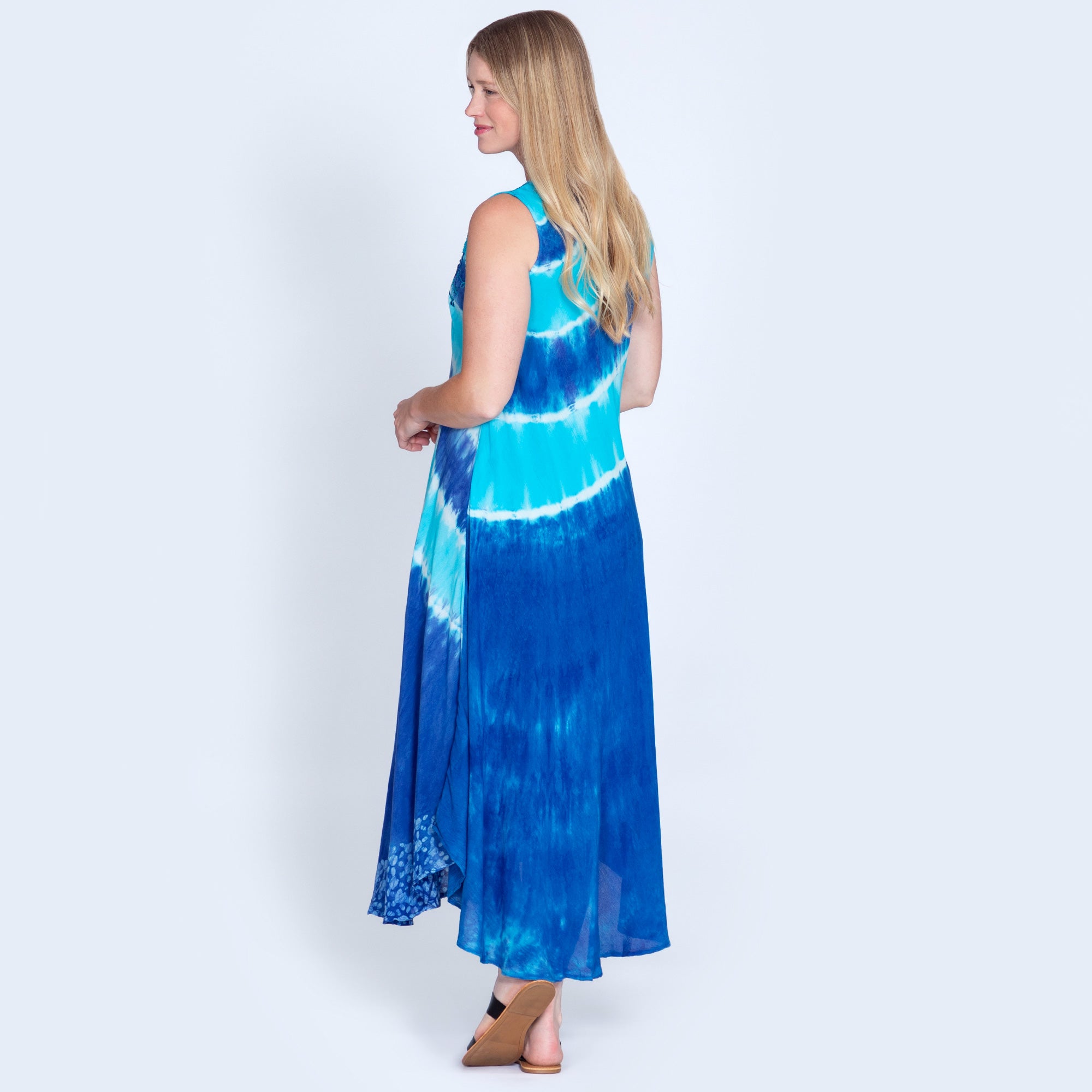 Premium Fair Trade Tie-Dye Long Dress | Ultimate Summer Style