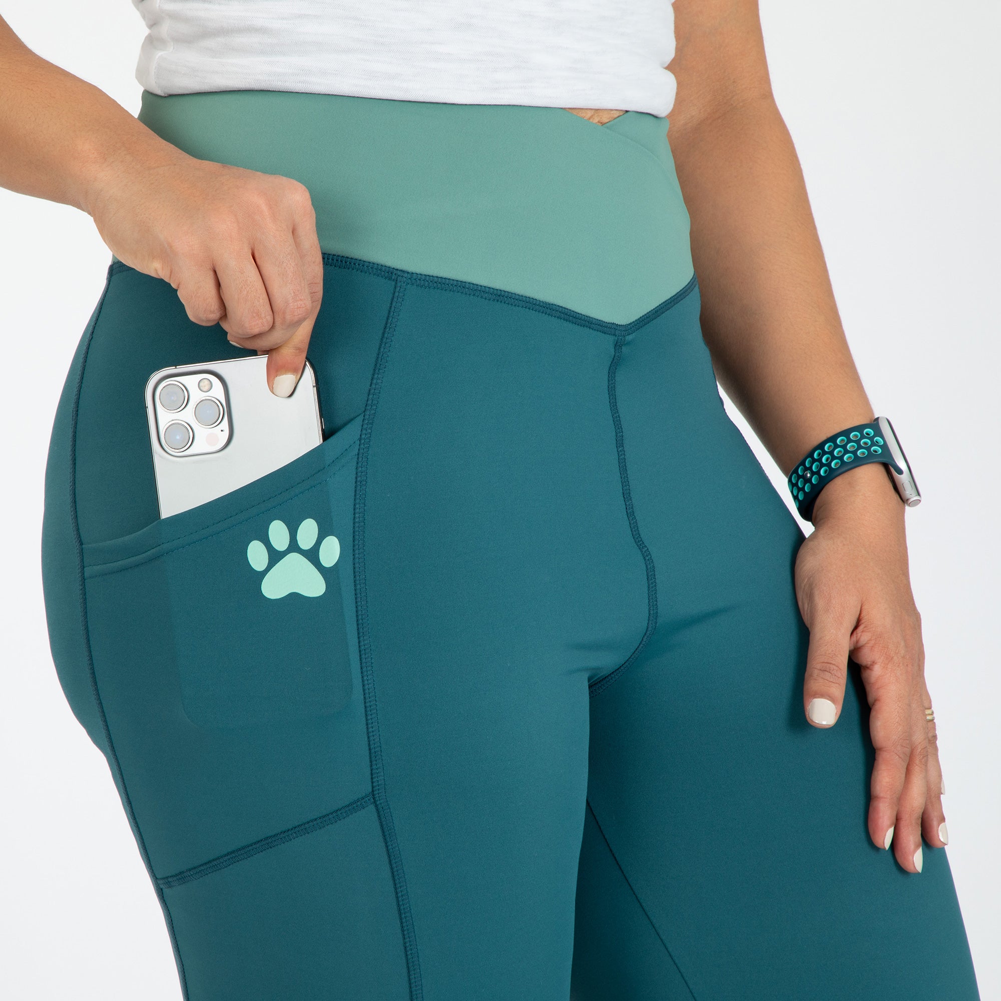 Premium Yoga Paw Print Activewear Set