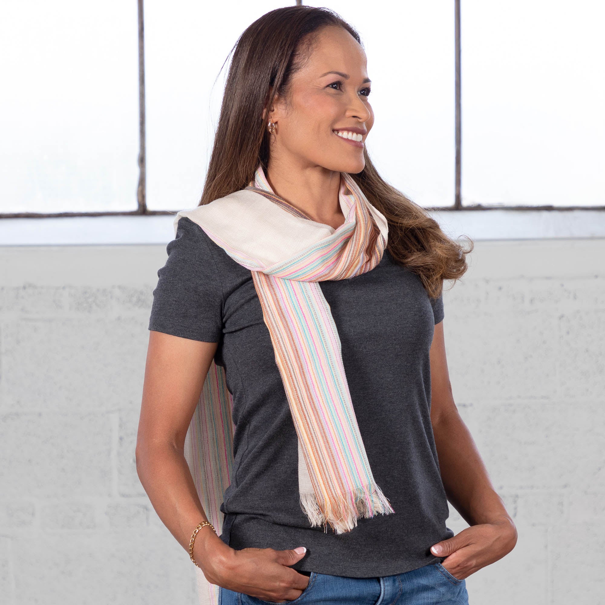 Premium Mystic Sky Scarf – Handcrafted Elegance