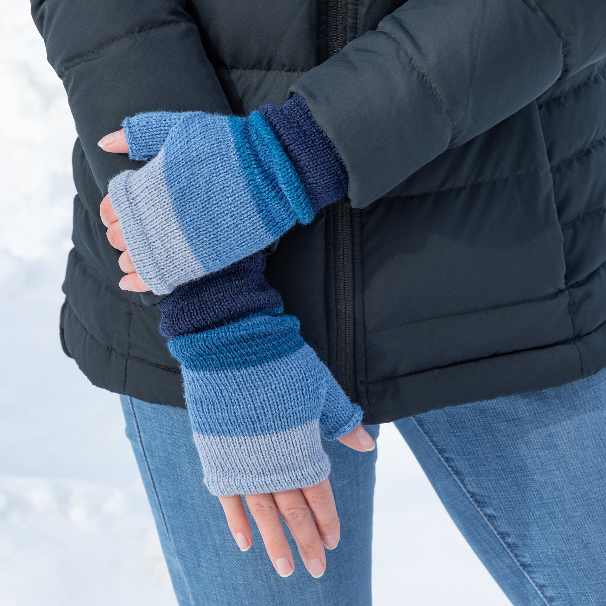 Premium Alpaca Fingerless Mittens | Handmade, Fair Trade, Ultra-Soft Warmth