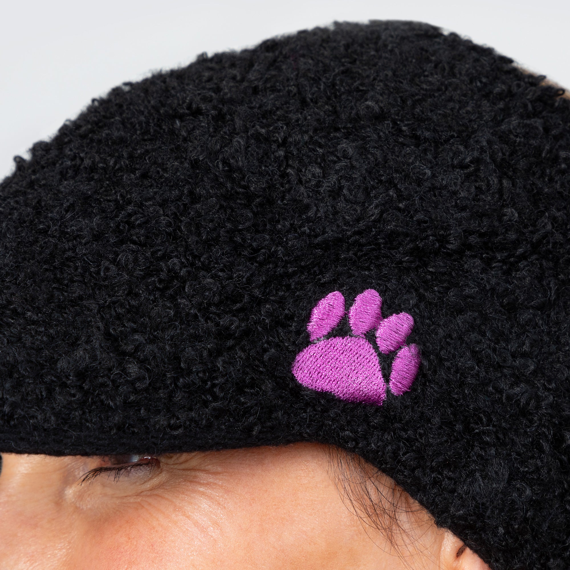 Premium Paw Print Warm Ponytail Baseball Hat - Ultimate Cold Weather Style