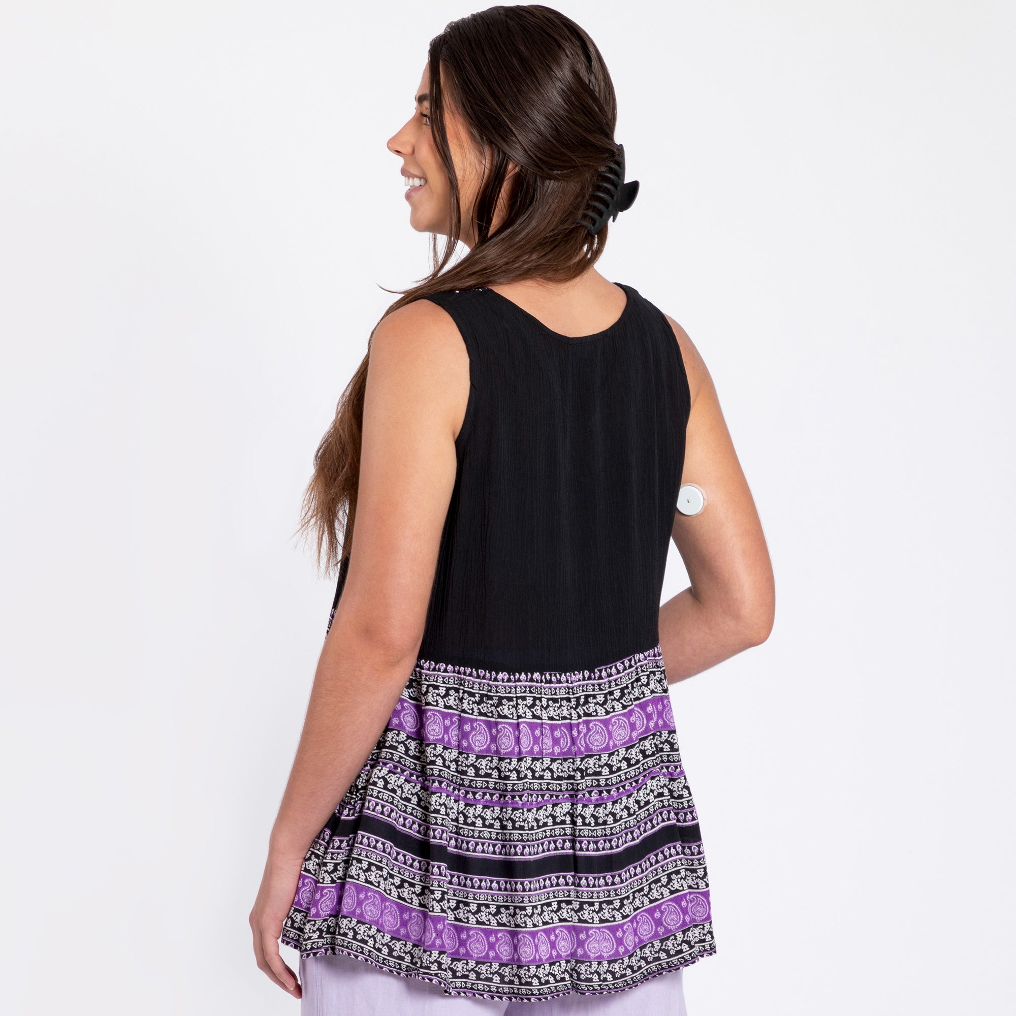 Ultimate Paisley Garden Sleeveless Tunic