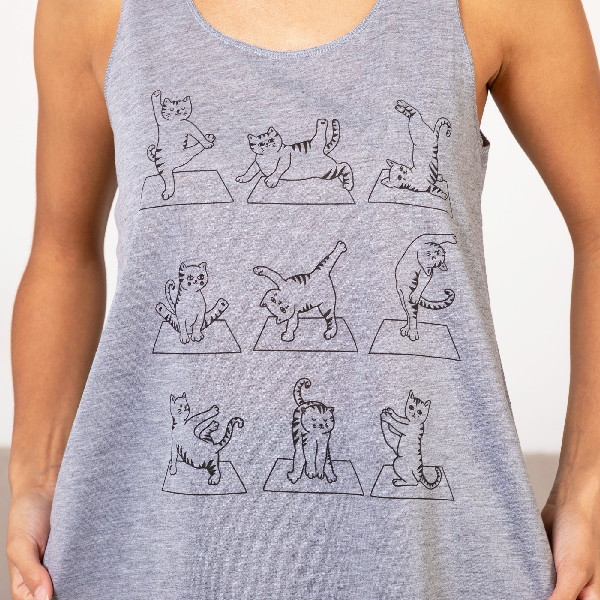 Premium Animal Yoga Pose Tank Top - Ultimate Comfort & Style