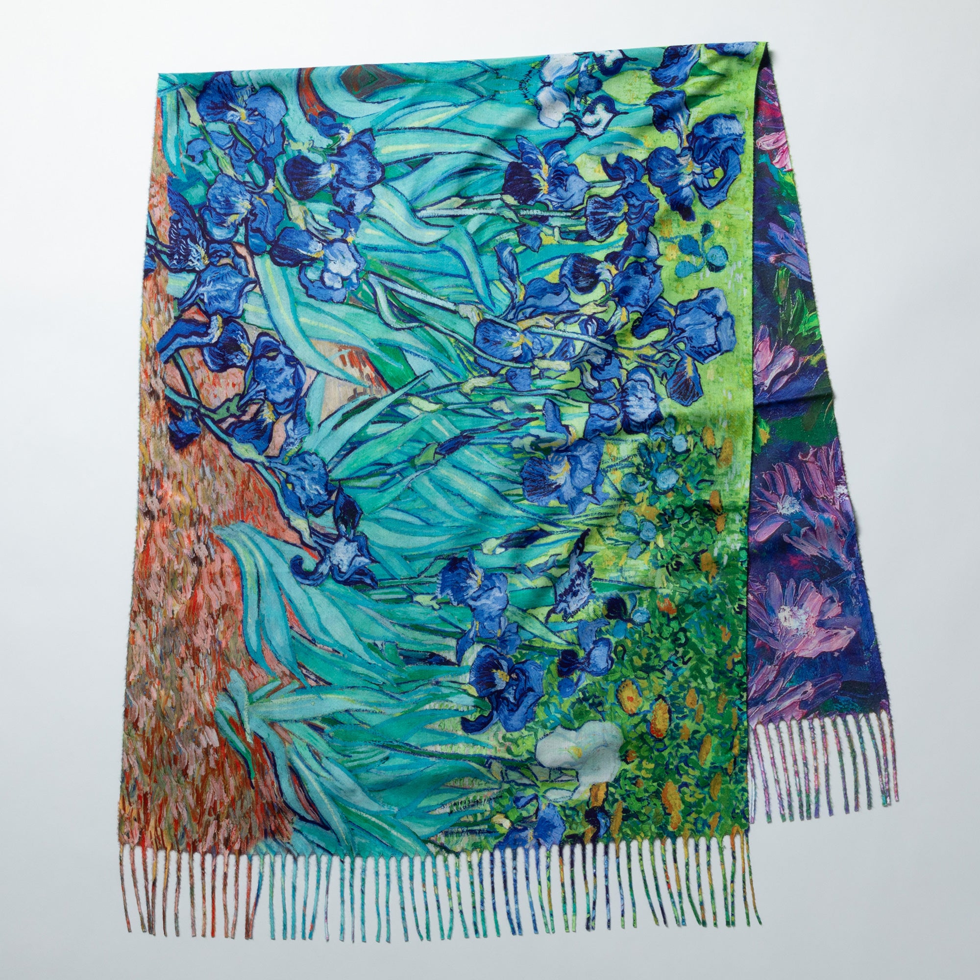 Premium Museum-Inspired Double-Sided Art Scarf