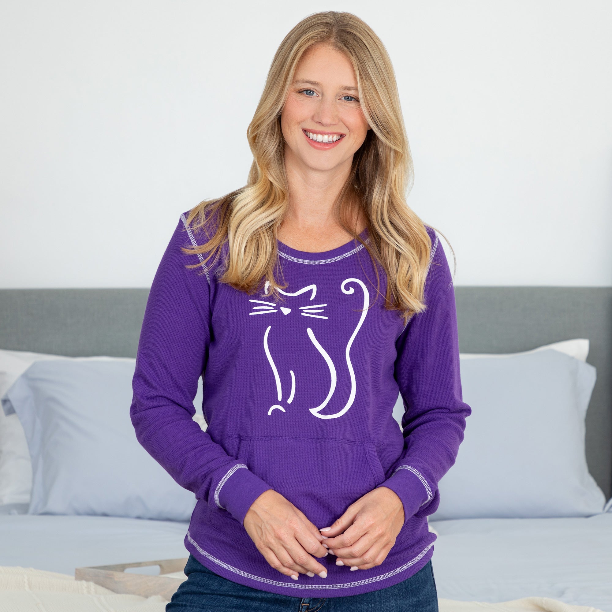 Premium Pet Sketch Thermal Long Sleeve Top - Ultimate Comfort for Animal Lovers