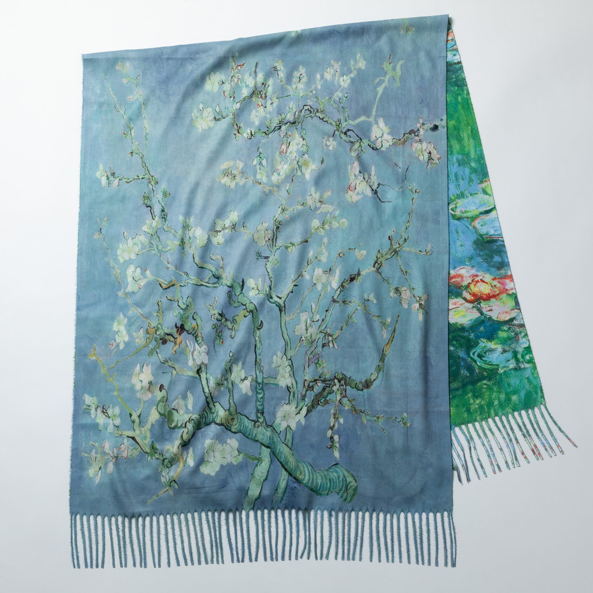 Premium Museum-Inspired Double-Sided Art Scarf