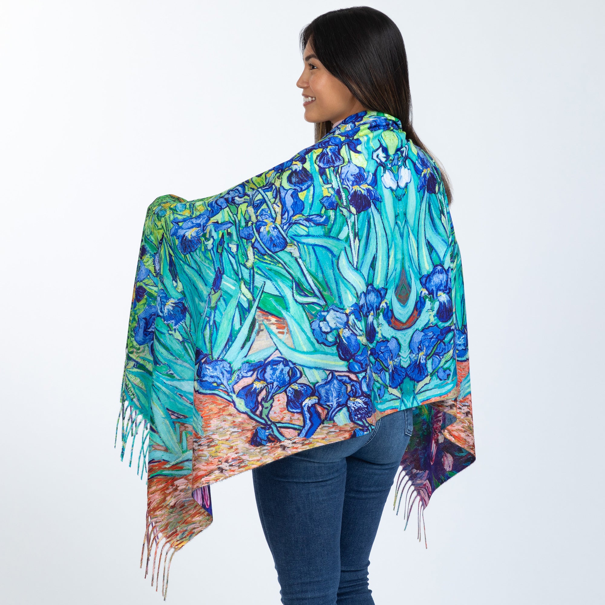 Premium Museum-Inspired Double-Sided Art Scarf