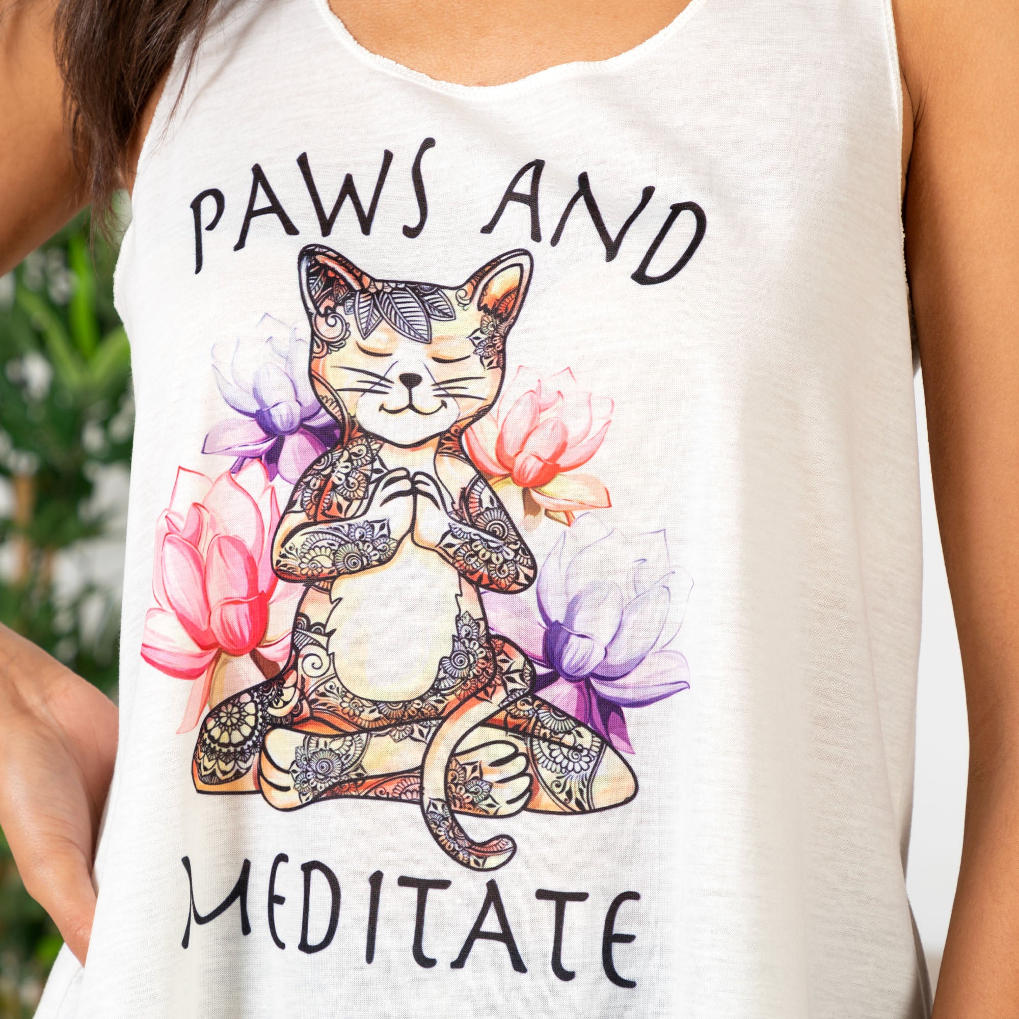 Premium Paws to Meditate Tank Top - Ultimate Comfort & Style