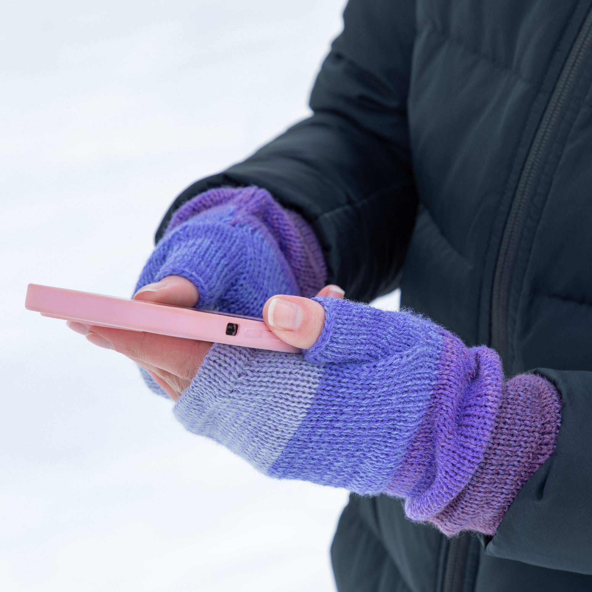 Premium Alpaca Fingerless Mittens | Handmade, Fair Trade, Ultra-Soft Warmth