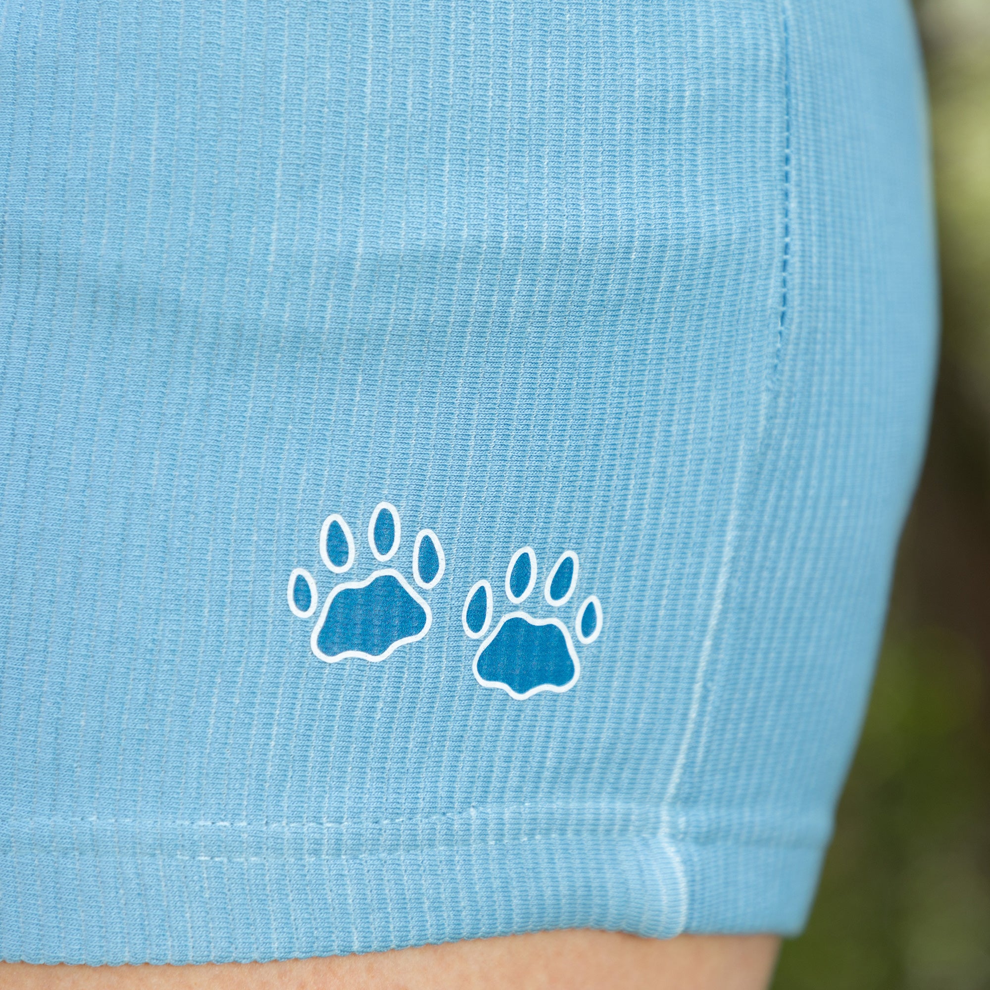 Premium Corded Fleece Paw Print Shorts - Ultimate Comfort & Style