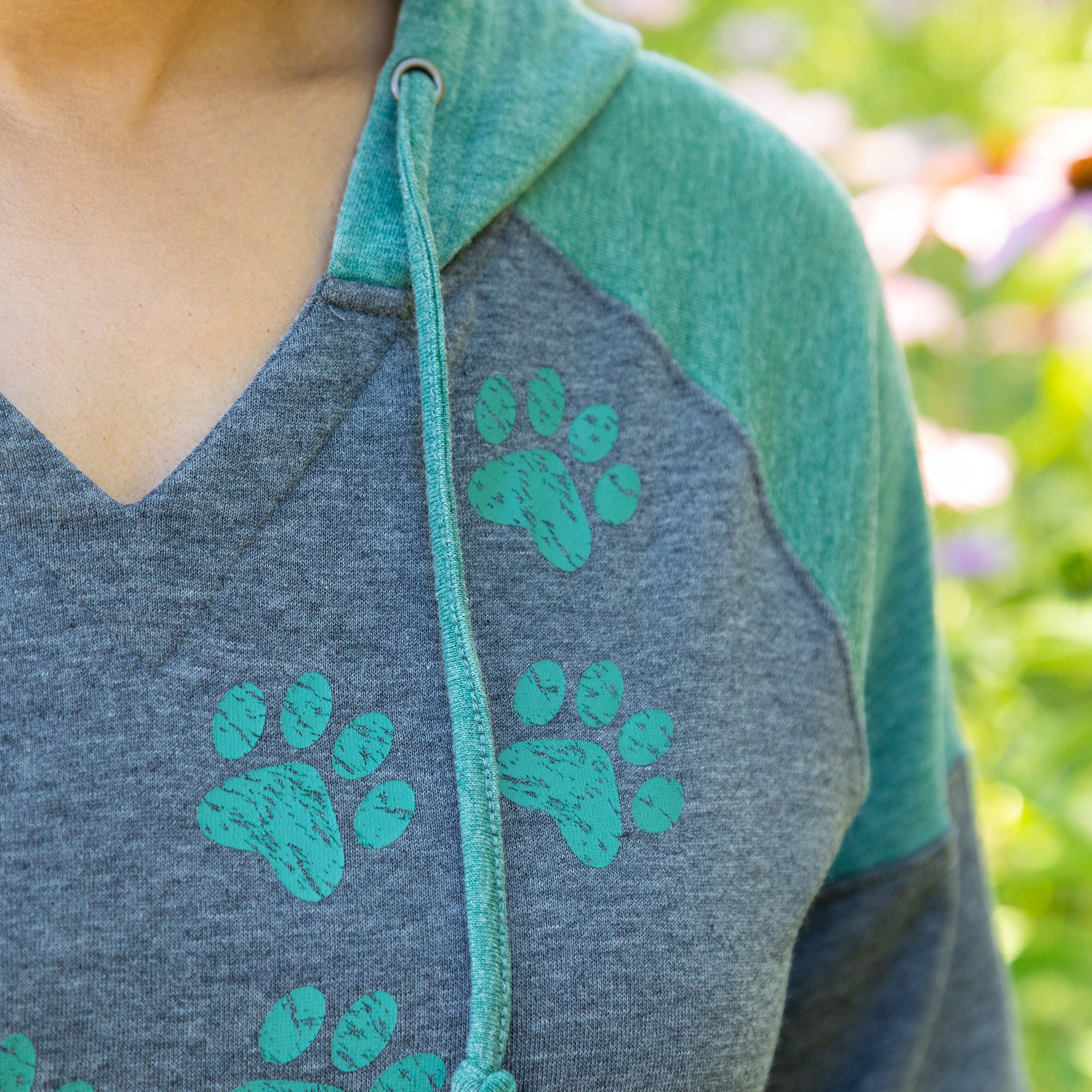 Ultimate Comfort Burnout Hoodie - Walking Paws Edition