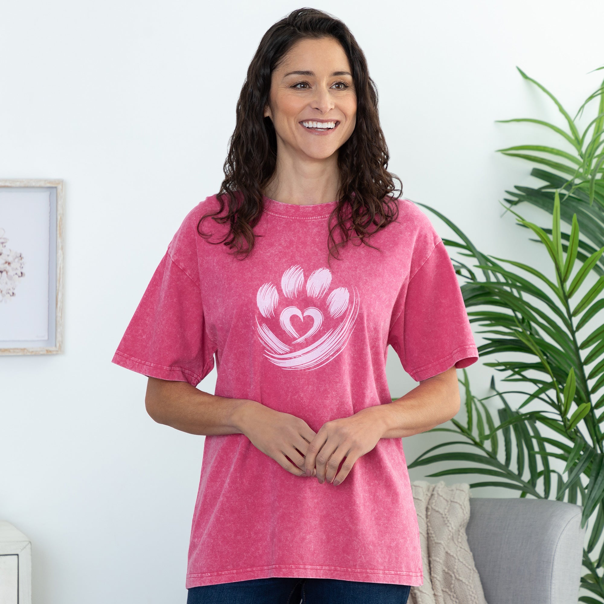 Ultimate Paw of Love Premium Mineral Wash Tee