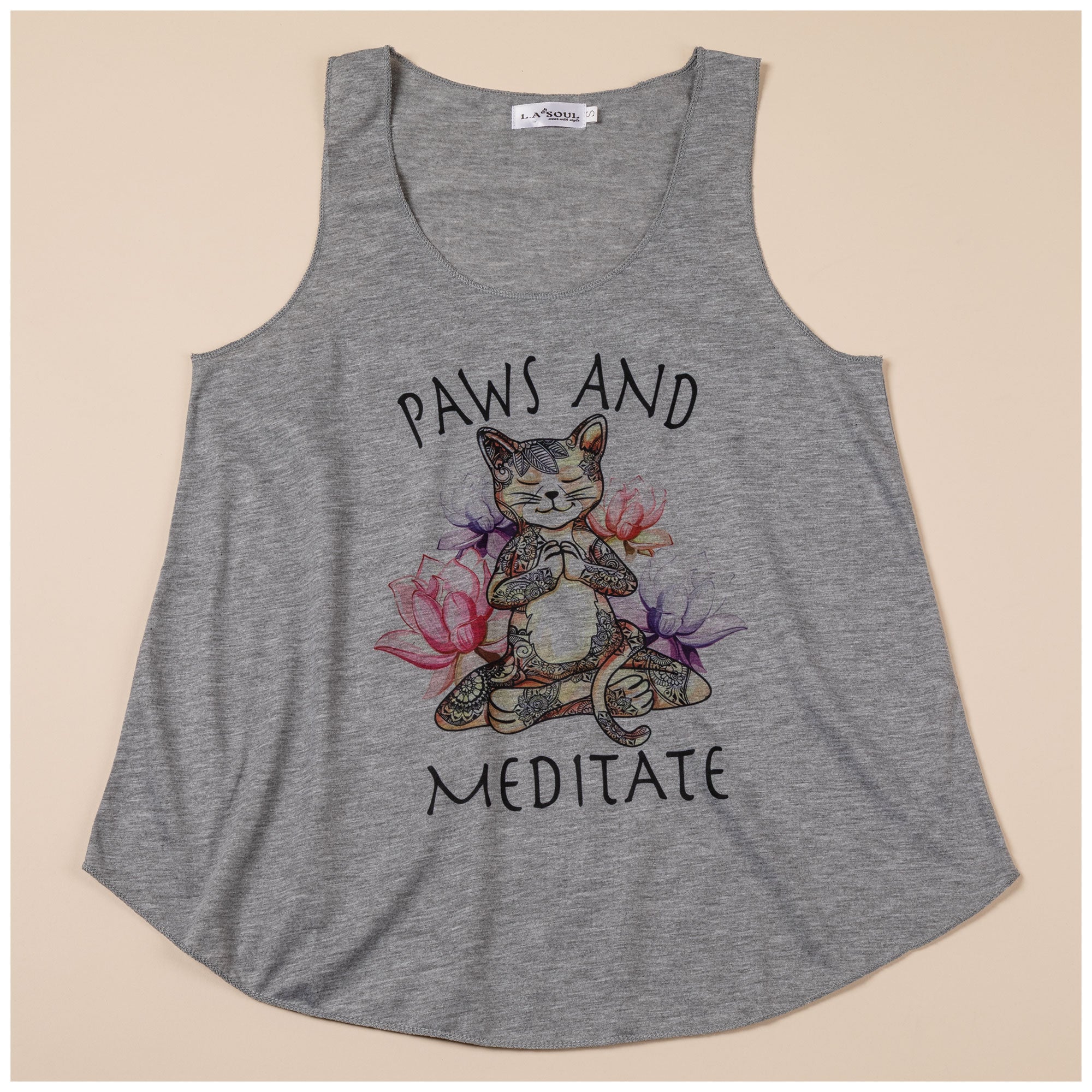 Premium Paws to Meditate Tank Top - Ultimate Comfort & Style