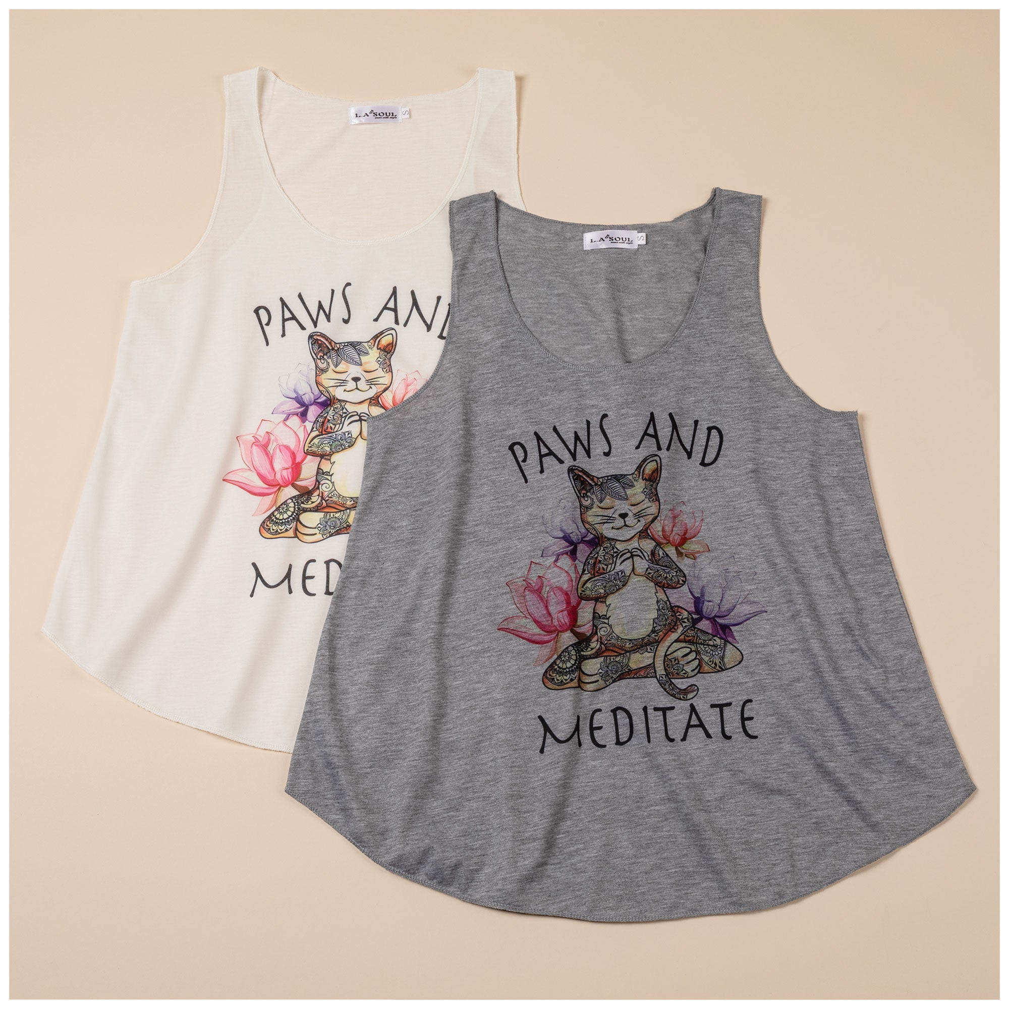 Premium Paws to Meditate Tank Top - Ultimate Comfort & Style