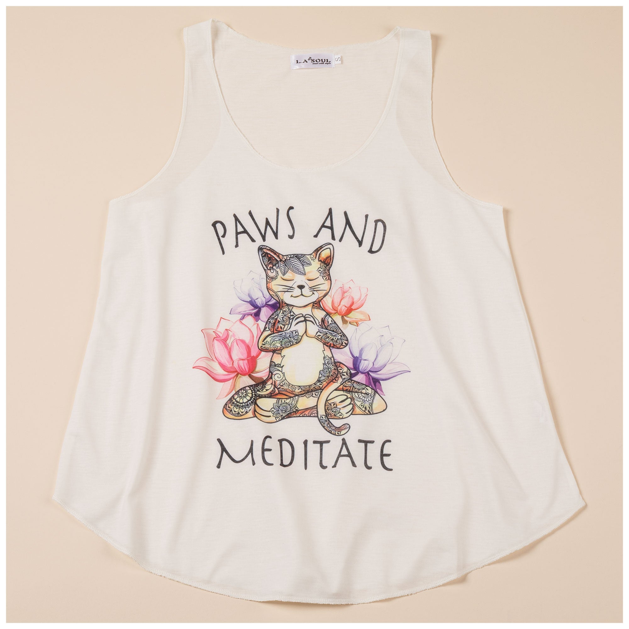 Premium Paws to Meditate Tank Top - Ultimate Comfort & Style