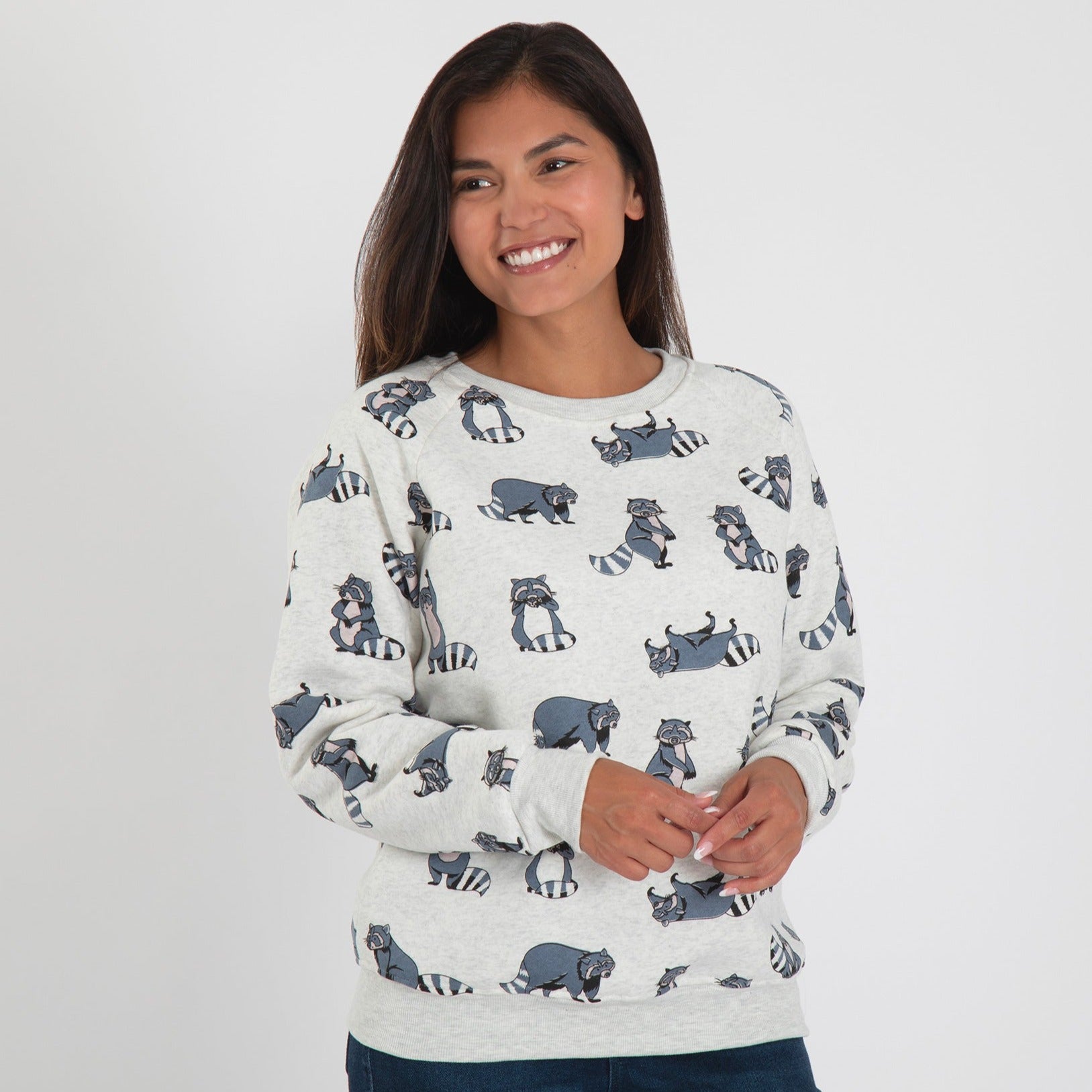 Premium Animal Whimsy Crew Neck Sweatshirt