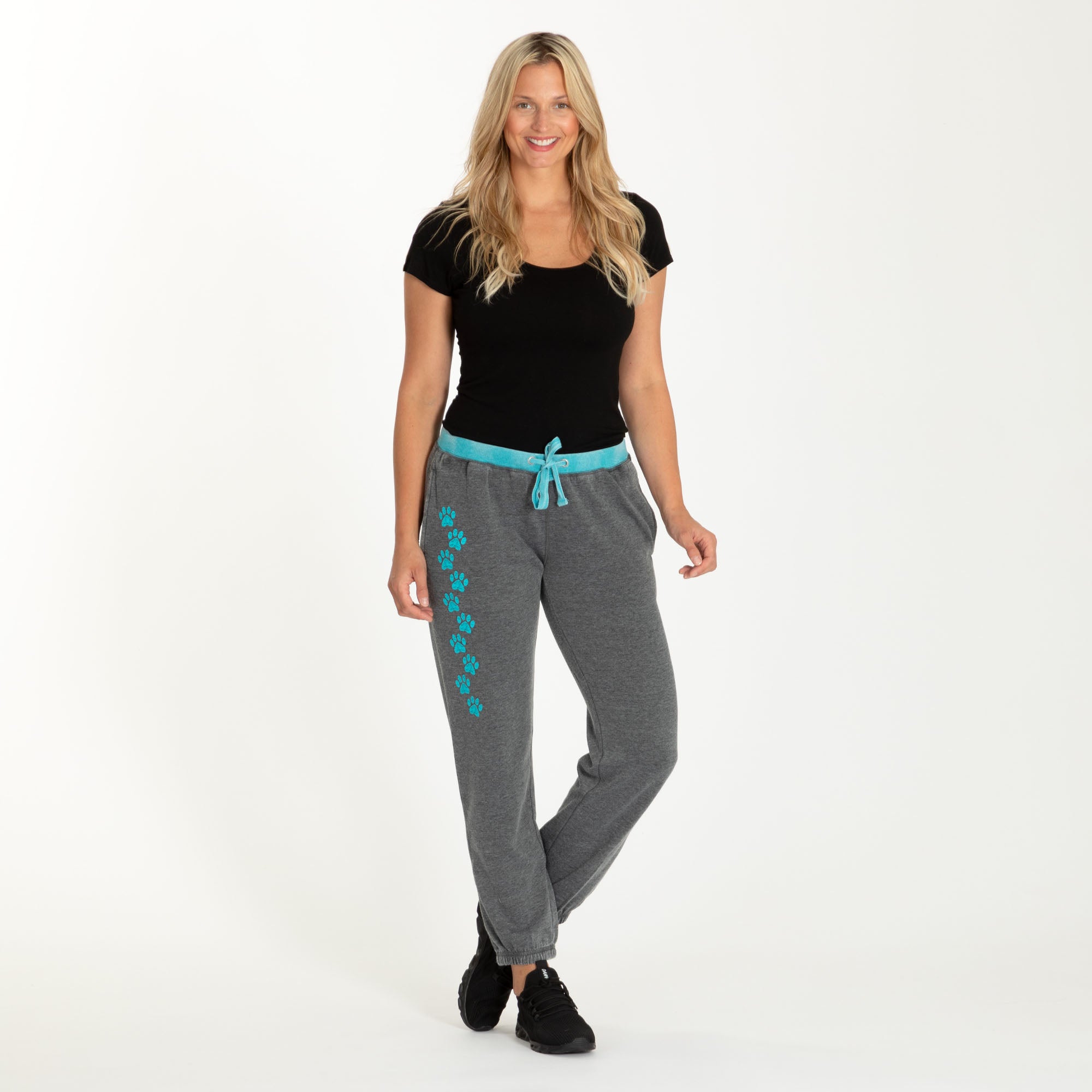 Premium Walking Paws Burnout Sweatpants - Ultimate Comfort with Pockets