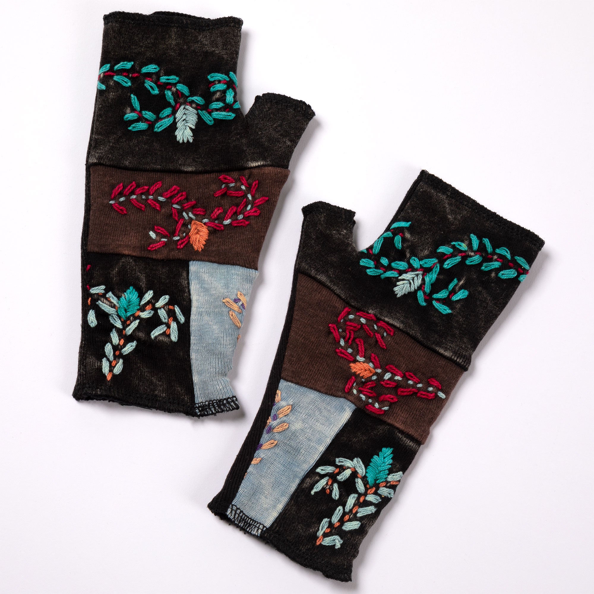 Premium Hand Embroidered Handwarmers - Garden of Eden Collection