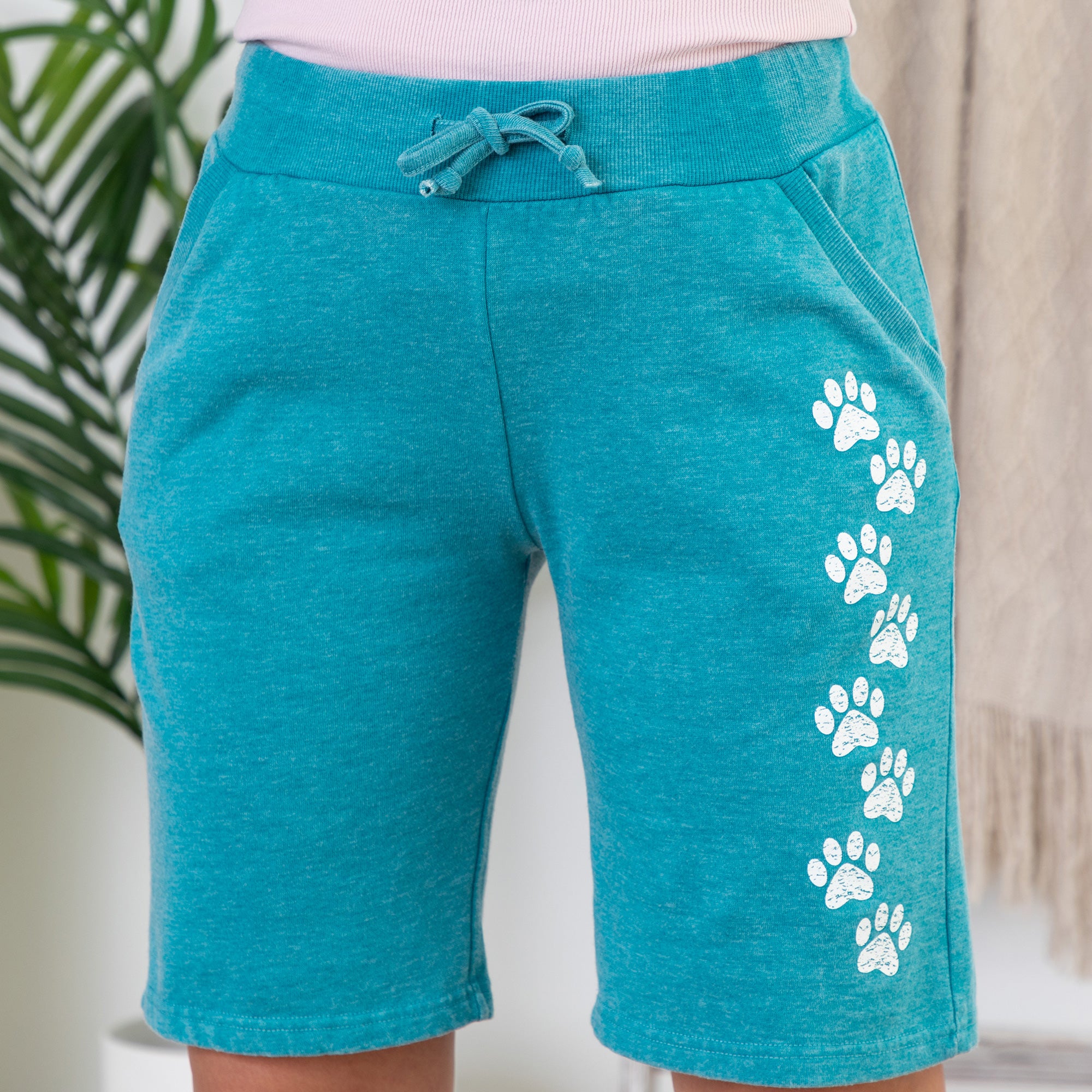 Premium Walking Paws Burnout Board Shorts - Ultimate Comfort & Style