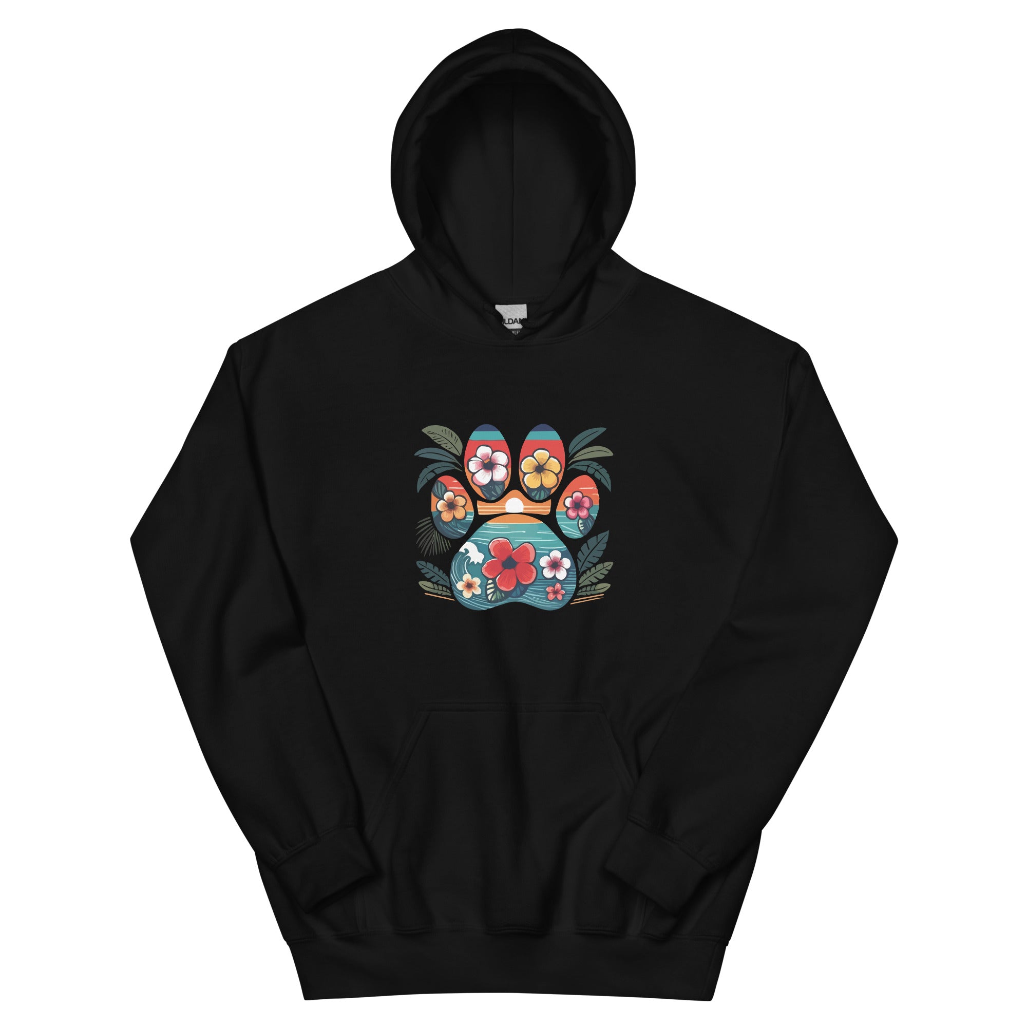 Premium Tropical Paw Print Hoodie - Ultimate Comfort & Style